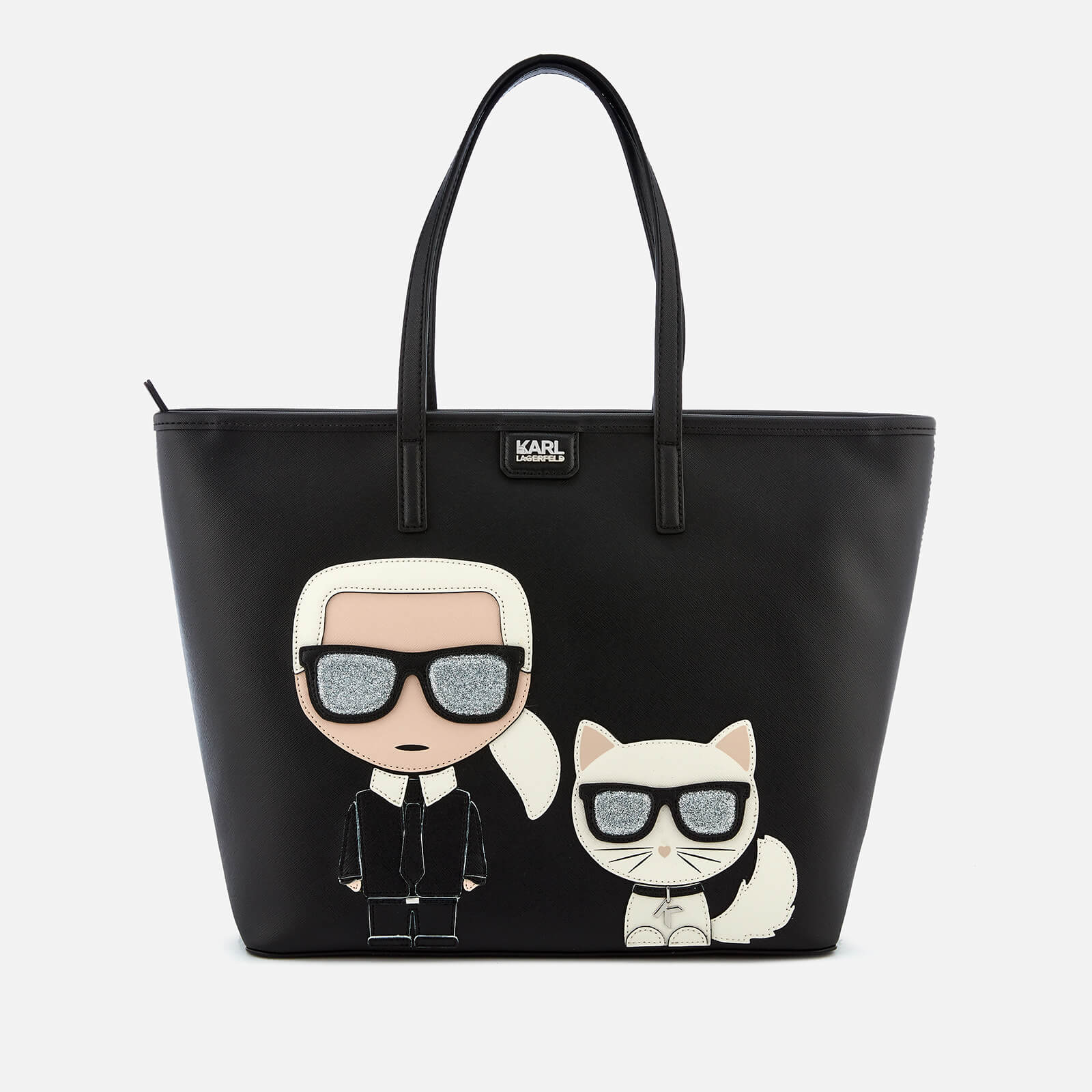 KARL LAGERFELD Women s K Ikonik Shopper Bag Black Coggles