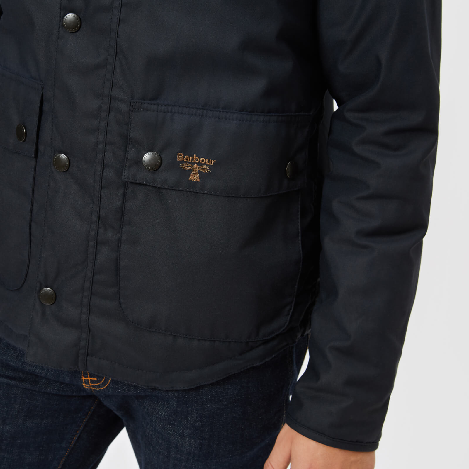 Barbour Men s Beacon Stybarrow Wax Jacket Navy Coggles