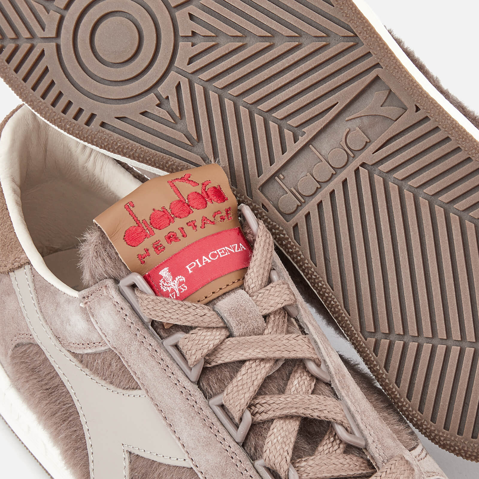 Diadora Men s Heritage B.Elite Cashmere Trainers Brown Pine Coggles