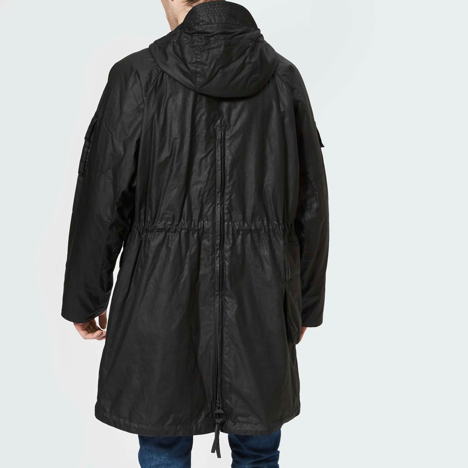 Barbour X Engineered Garments Men s Cowen Wax Jacket Black Coggles