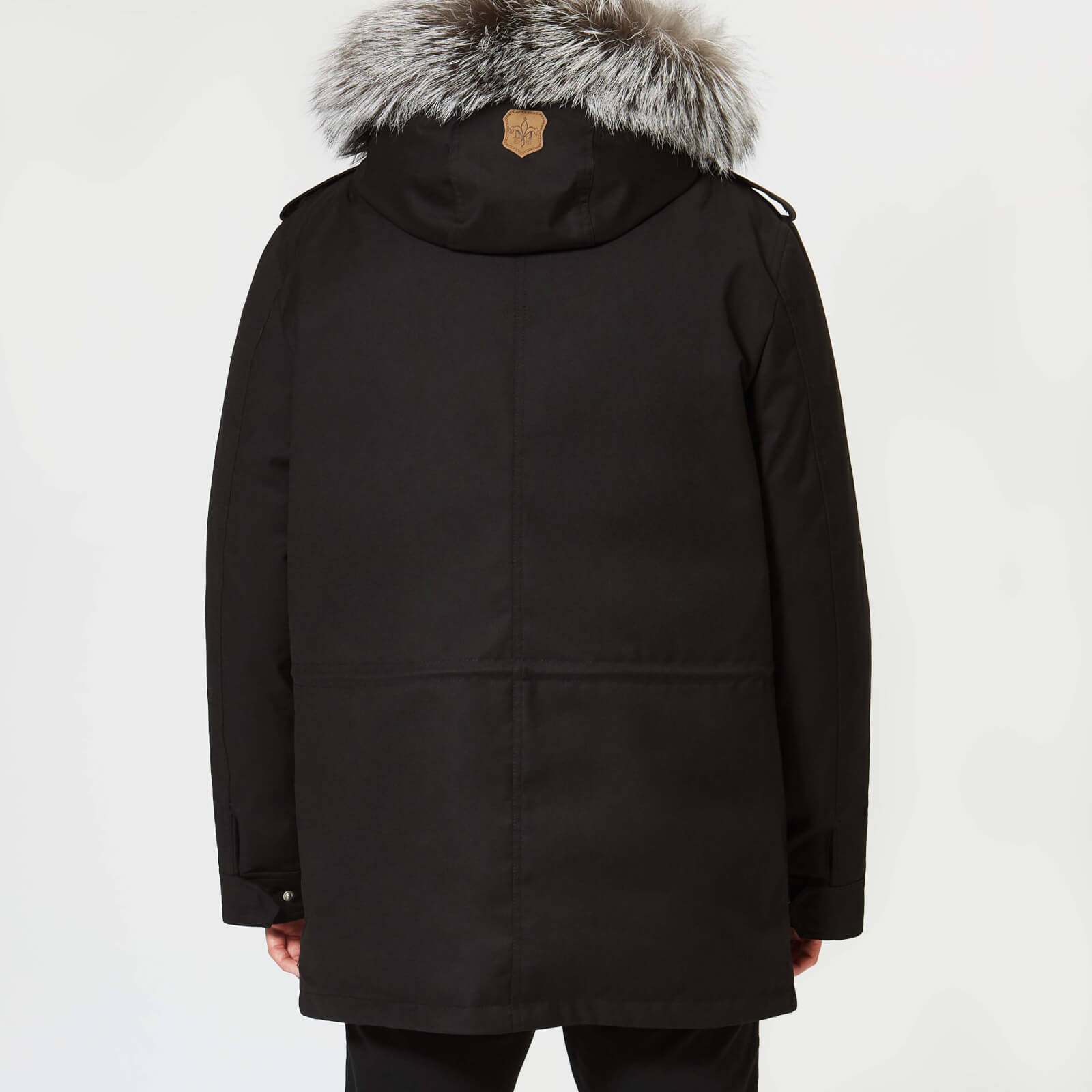 Mackage Men s Seth DX Fur Jacket Black Silver Coggles