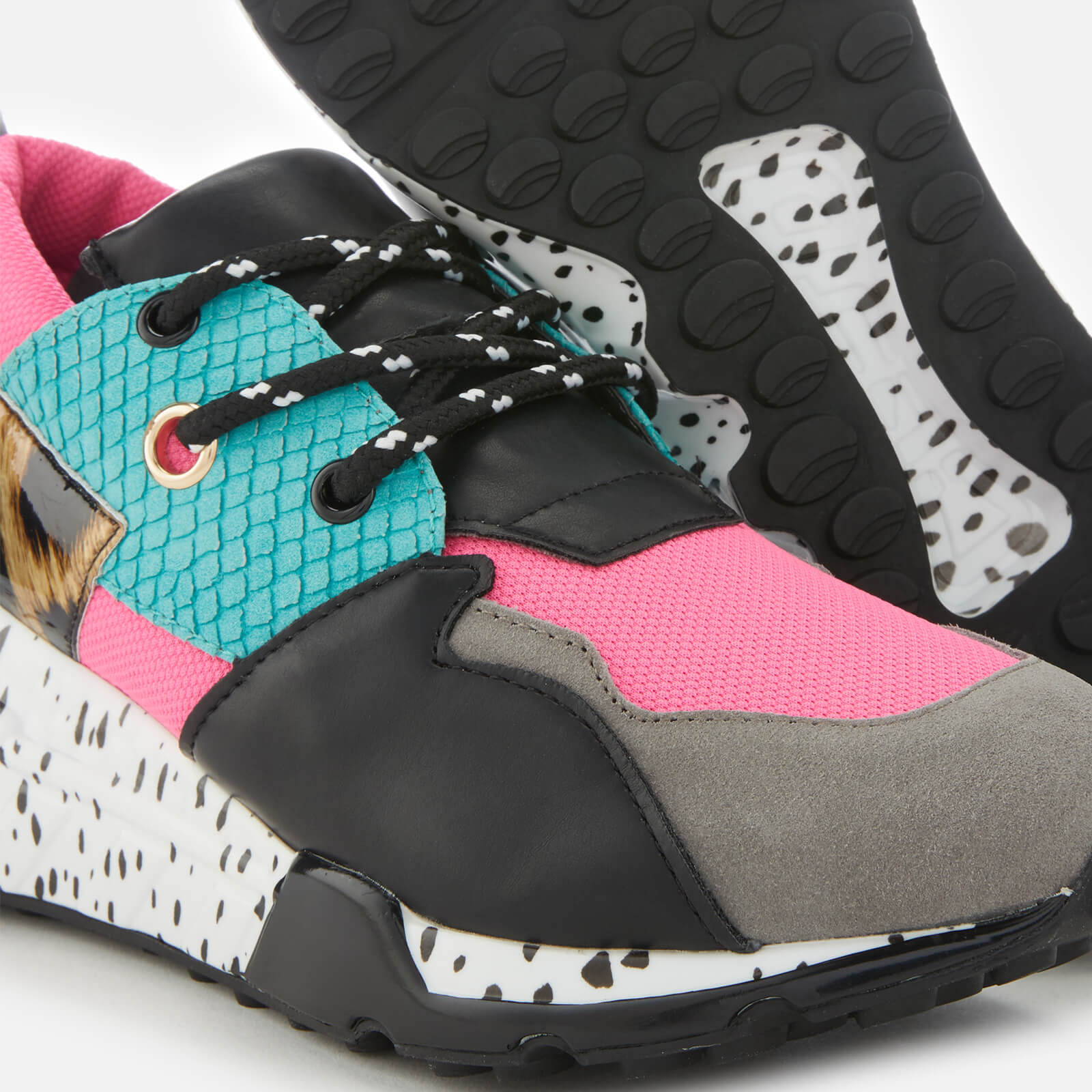 Steve Madden Women s Cliff Running Style Trainers Bright Multi Allsole