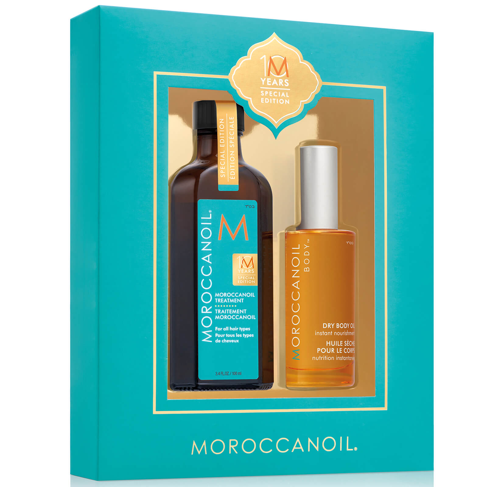 Moroccanoil 10 Year Special Edition - Treatment Original 100ml + Dry Body Oil 50ml