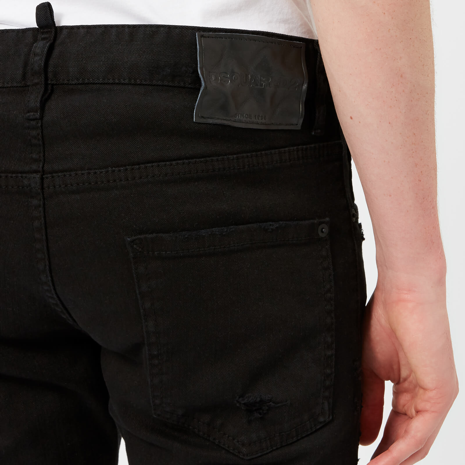 Dsquared2 Men's Cool Guy Black Bull Jeans - Black | Coggles