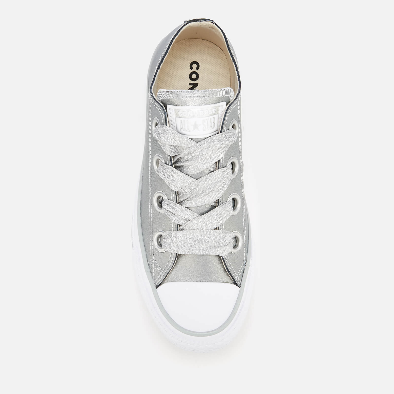White all star big eyelets ox trainers 2025