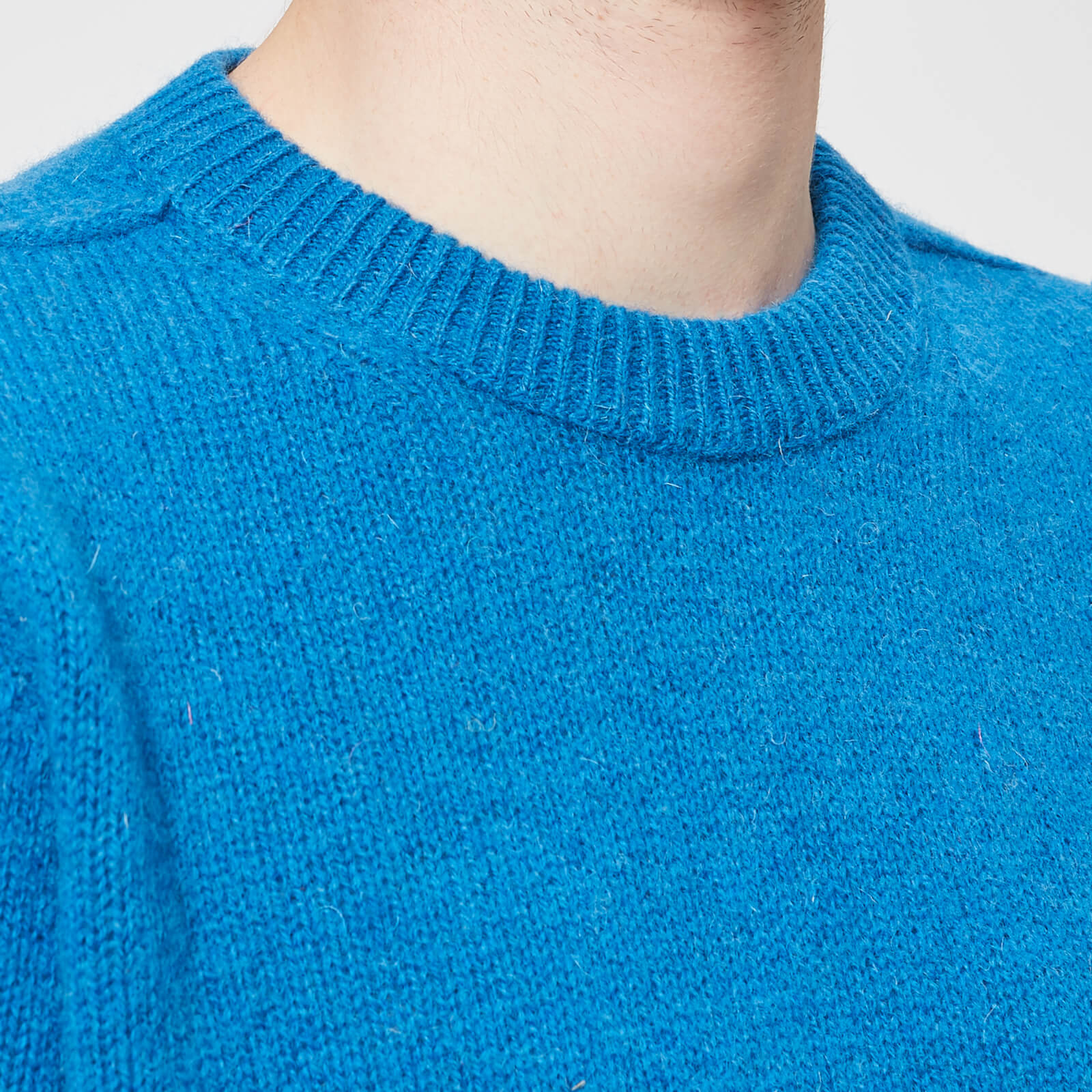 Acne Studios Men's Kai Crew Neck Jumper - Blue | Coggles