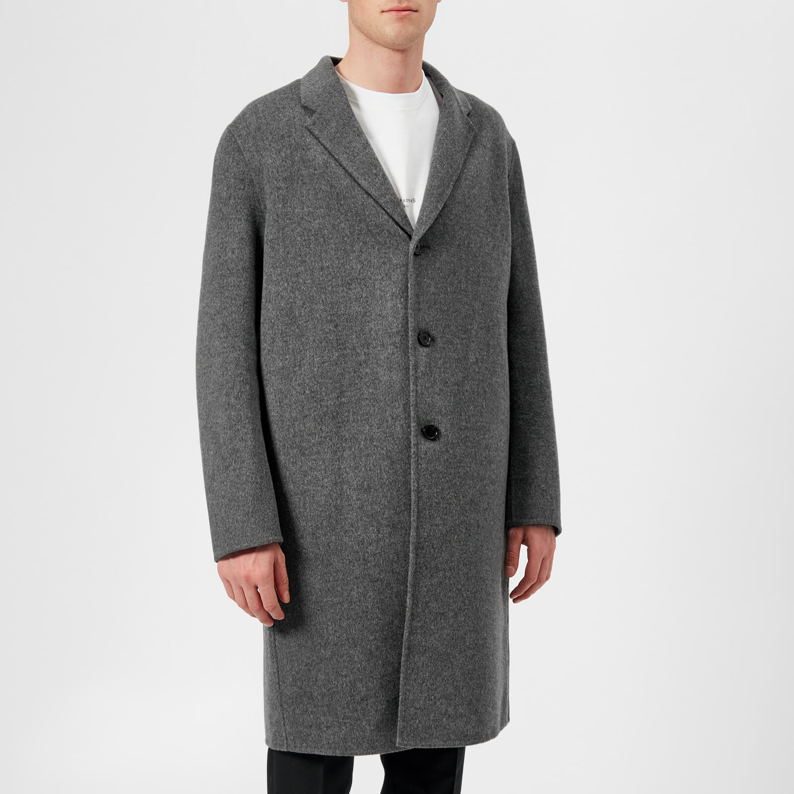 Acne Studios Men s Chad Overcoat Medium Grey Melange Coggles