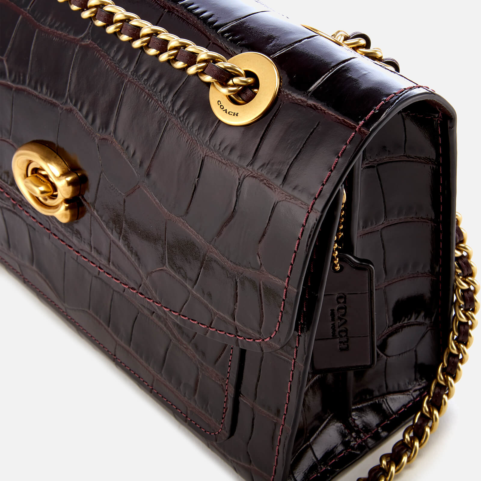 Coach parker croc online