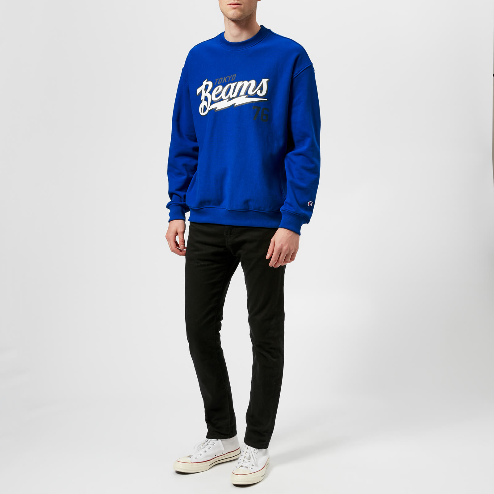 STARBUCKS BEAMS CHAMPION CREWNECK - スタバ ビームス