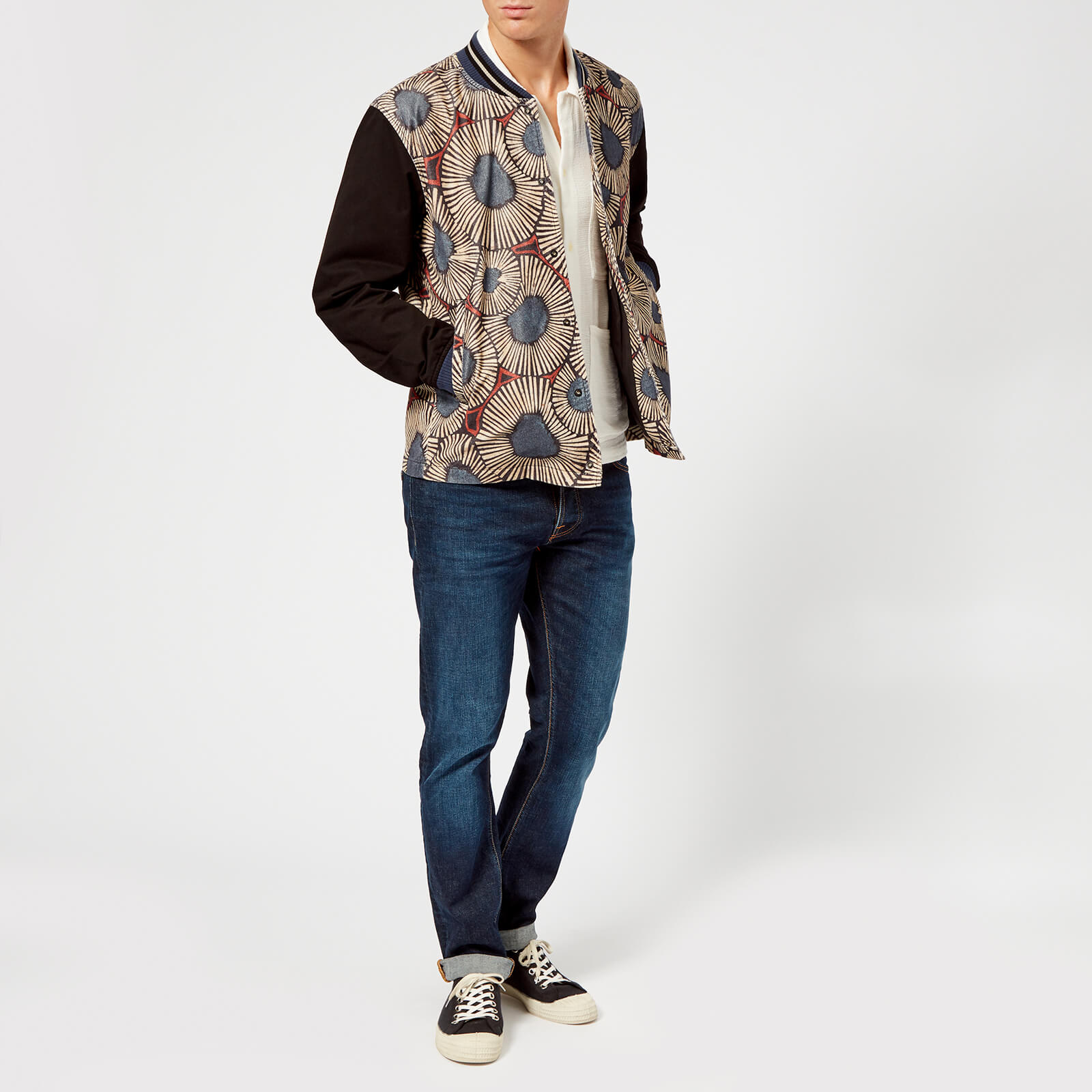 Nudie Jeans Men's Tor Baseball Jacket - Black | Coggles