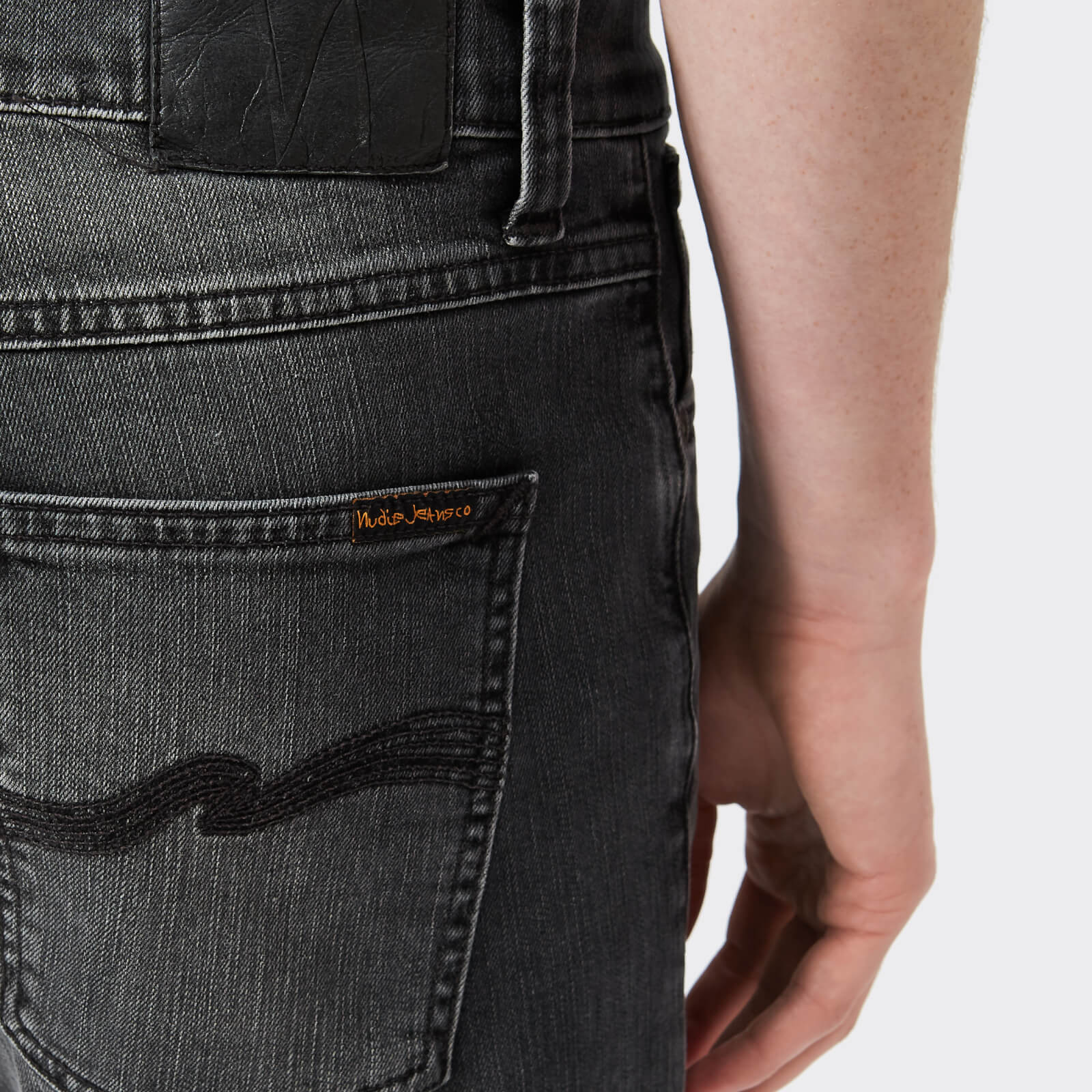 Nudie Jeans Men's Lean Dean Straight Jeans - Mono Grey - W30 Nudie Jeans Men's Lean Dean Straight Jeans - Mono Grey - W30