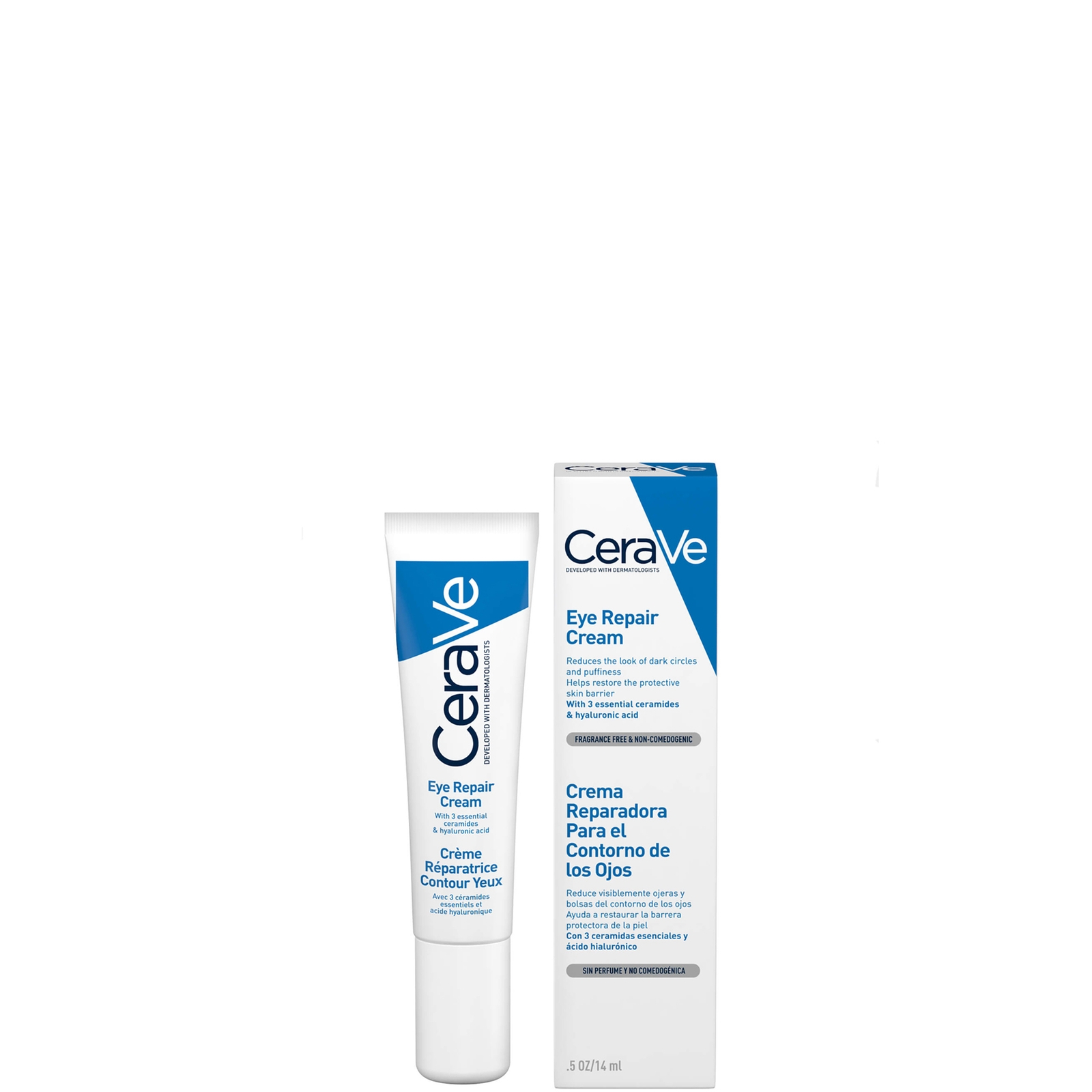 Crema de contorno de ojos reparadora de CeraVe 14 ml