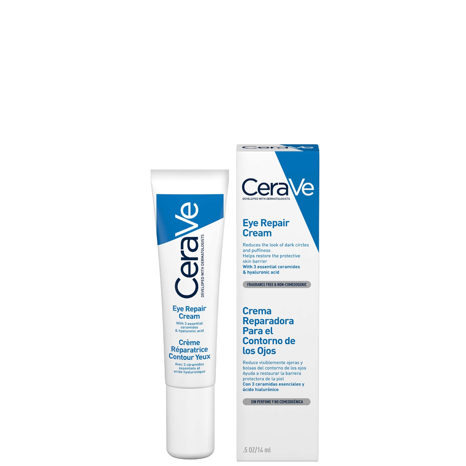 Crema de contorno de ojos reparadora de CeraVe 14 ml