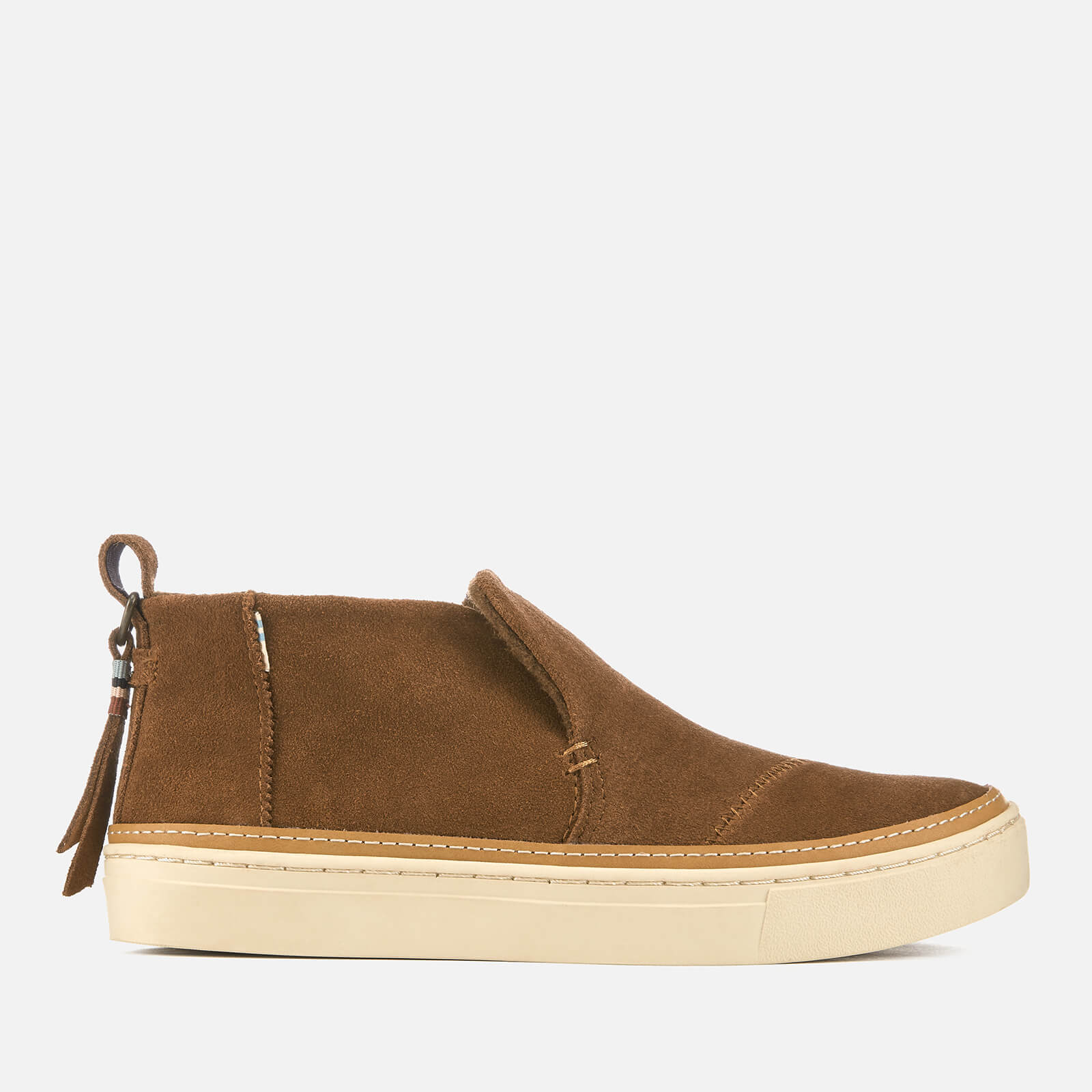 TOMS Women s Paxton Suede Mid Slip On Trainers Dark Amber Allsole
