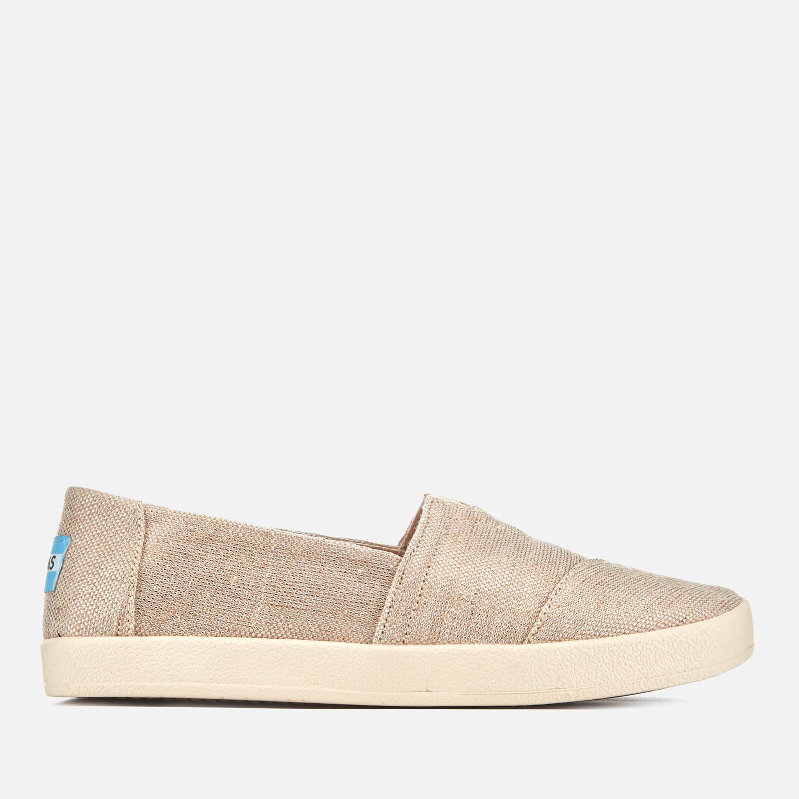 TOMS Women s Avalon Vegan Cupsole Slip On Pumps Rose Gold UK 3 Allsole