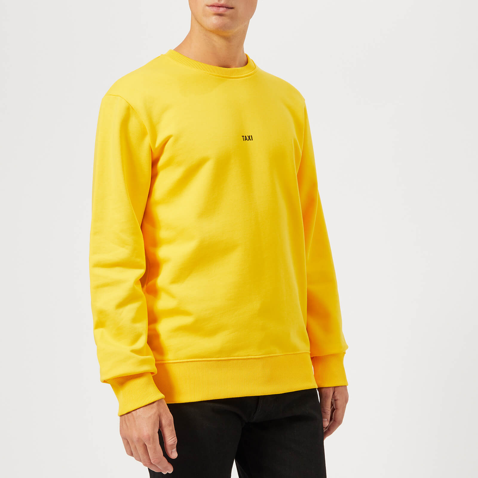 Helmut Lang Men s New York Taxi Sweatshirt Yellow Coggles