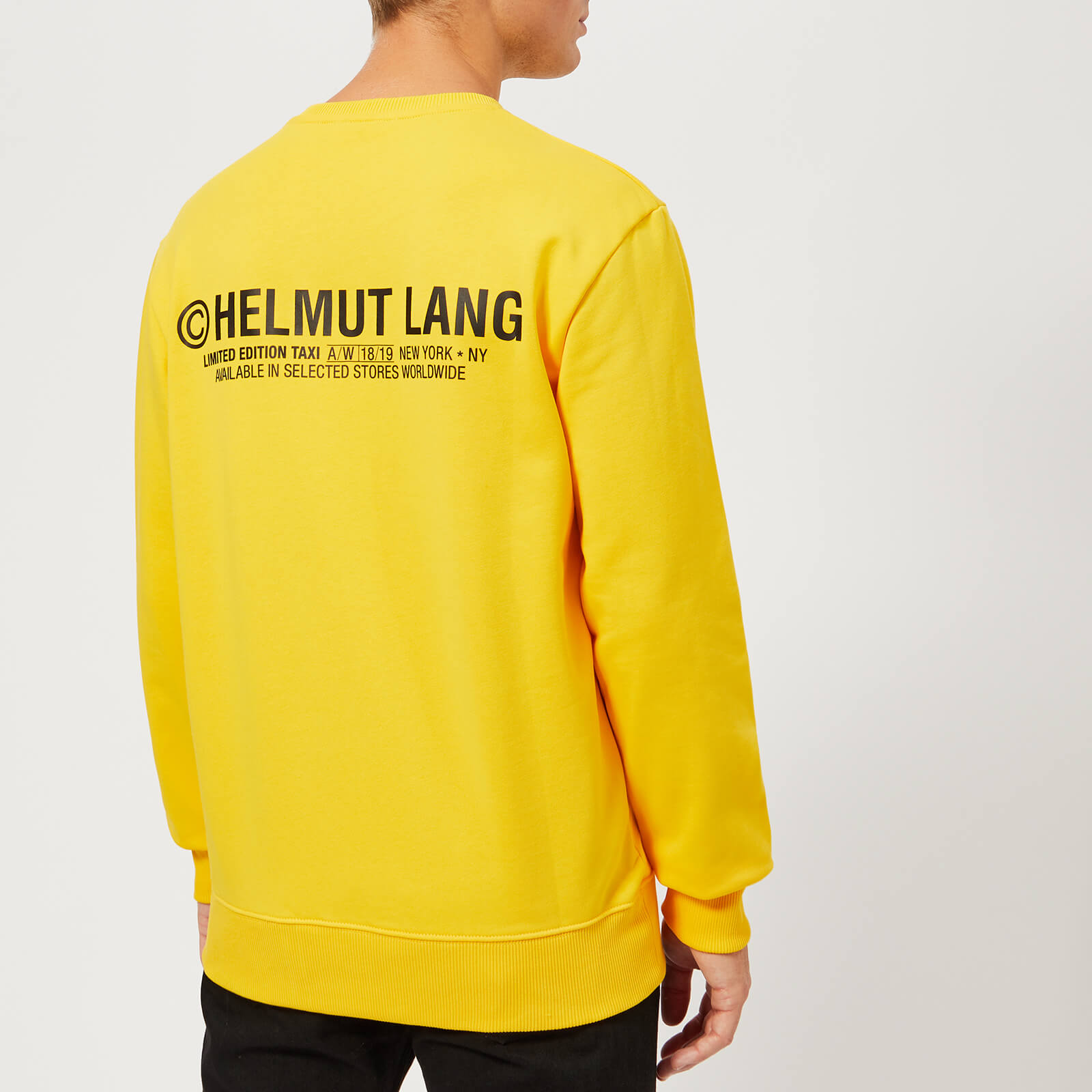 Helmut lang yellow taxi hoodie online