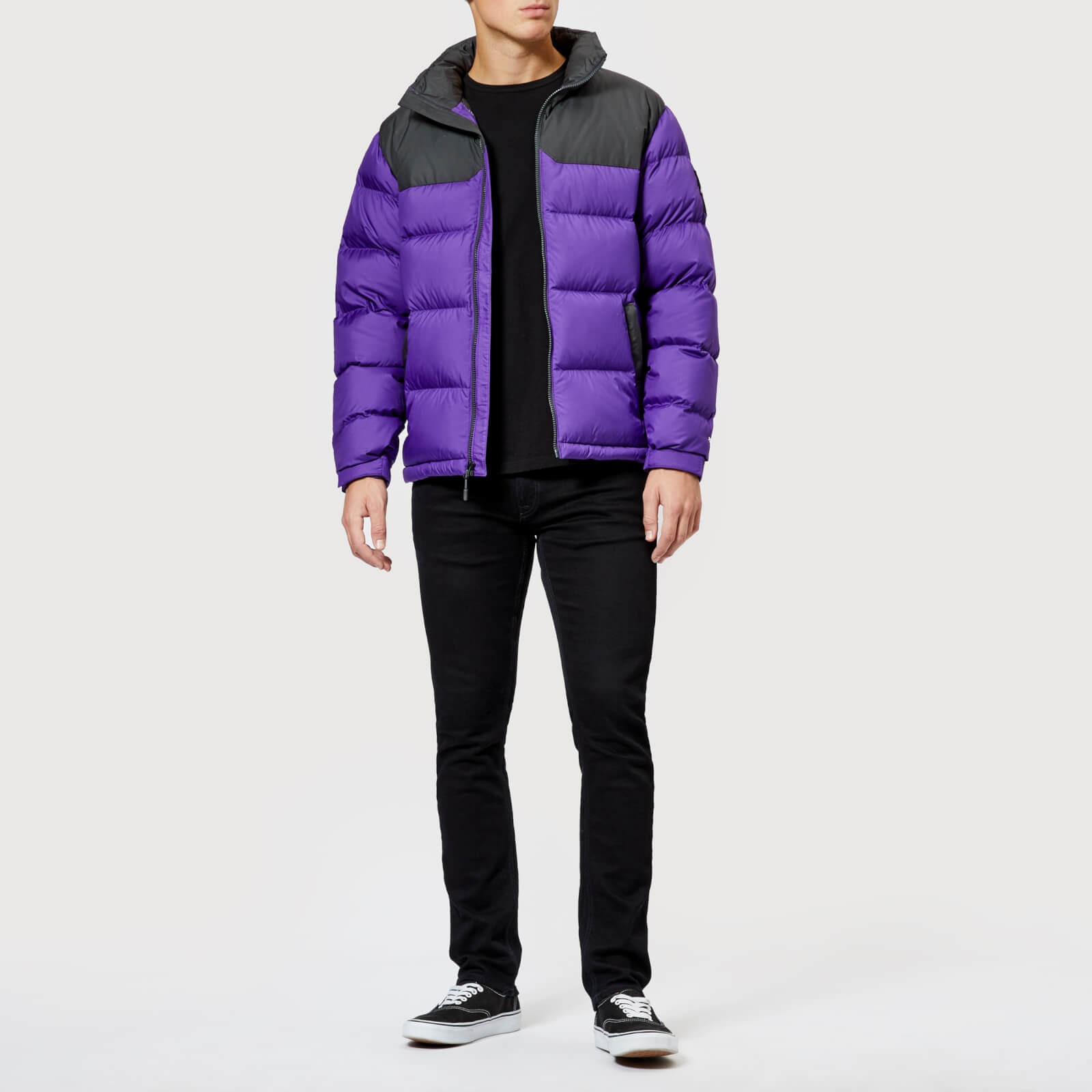 The North Face Men s 1992 Nuptse Jacket Tillandsiapurple Asphalt Grey Coggles