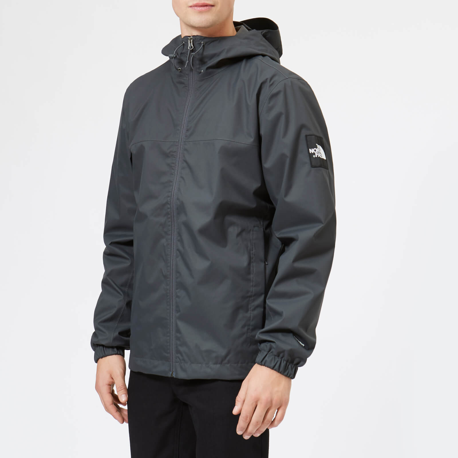 The north face mountain q jacket asphalt grey top