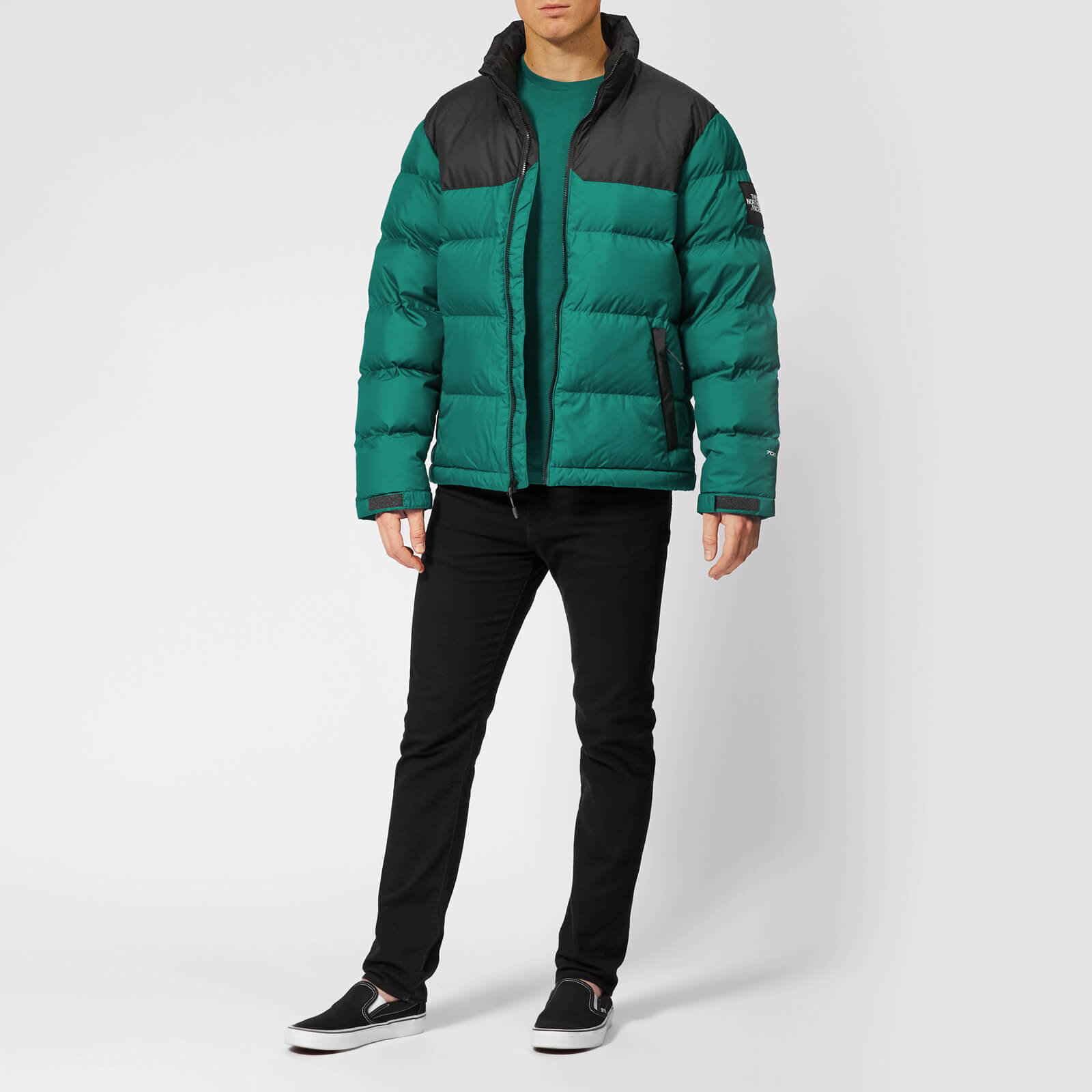 The North Face Men s 1992 Nuptse Jacket Everglade Asphalt Grey Coggles
