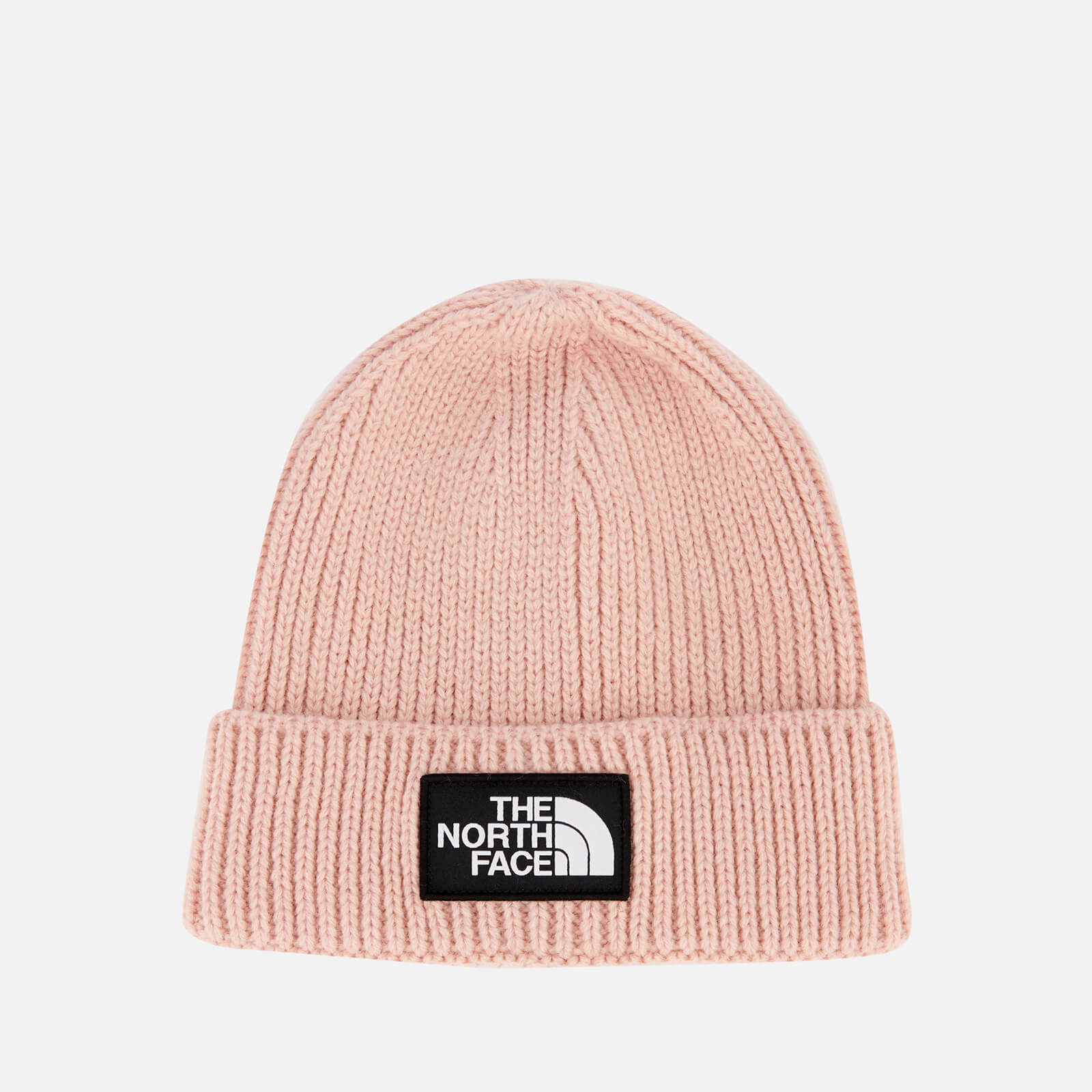 The North Face Women s TNF Logo Box Cuffed Beanie 3Ym Misty Rose Coggles