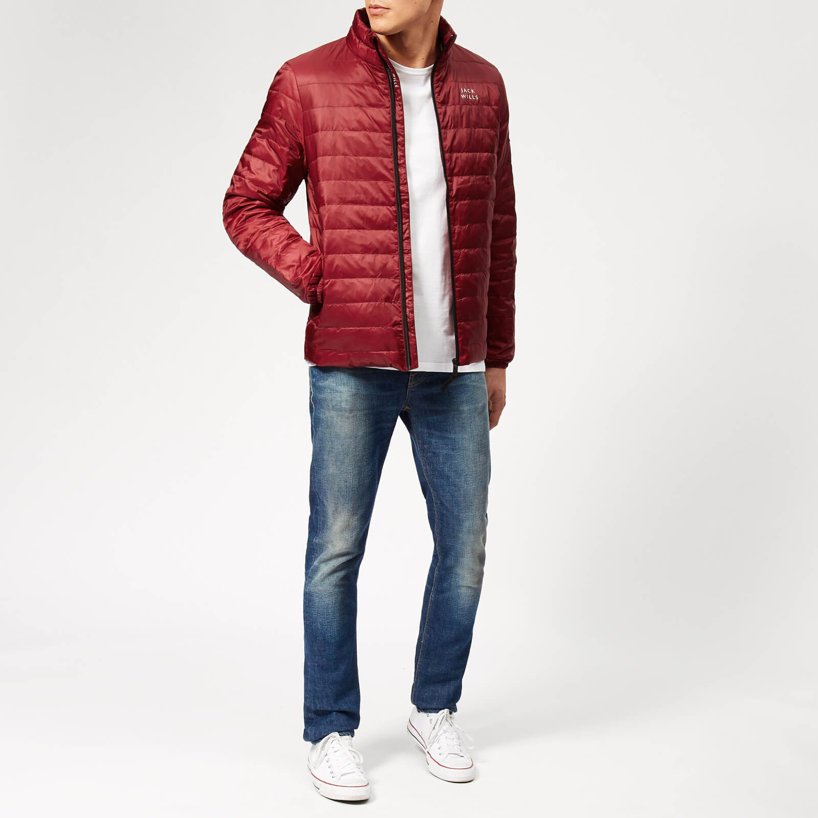 Jack Wills Men s Nevis Lightweight Down Jacket Damson Coggles