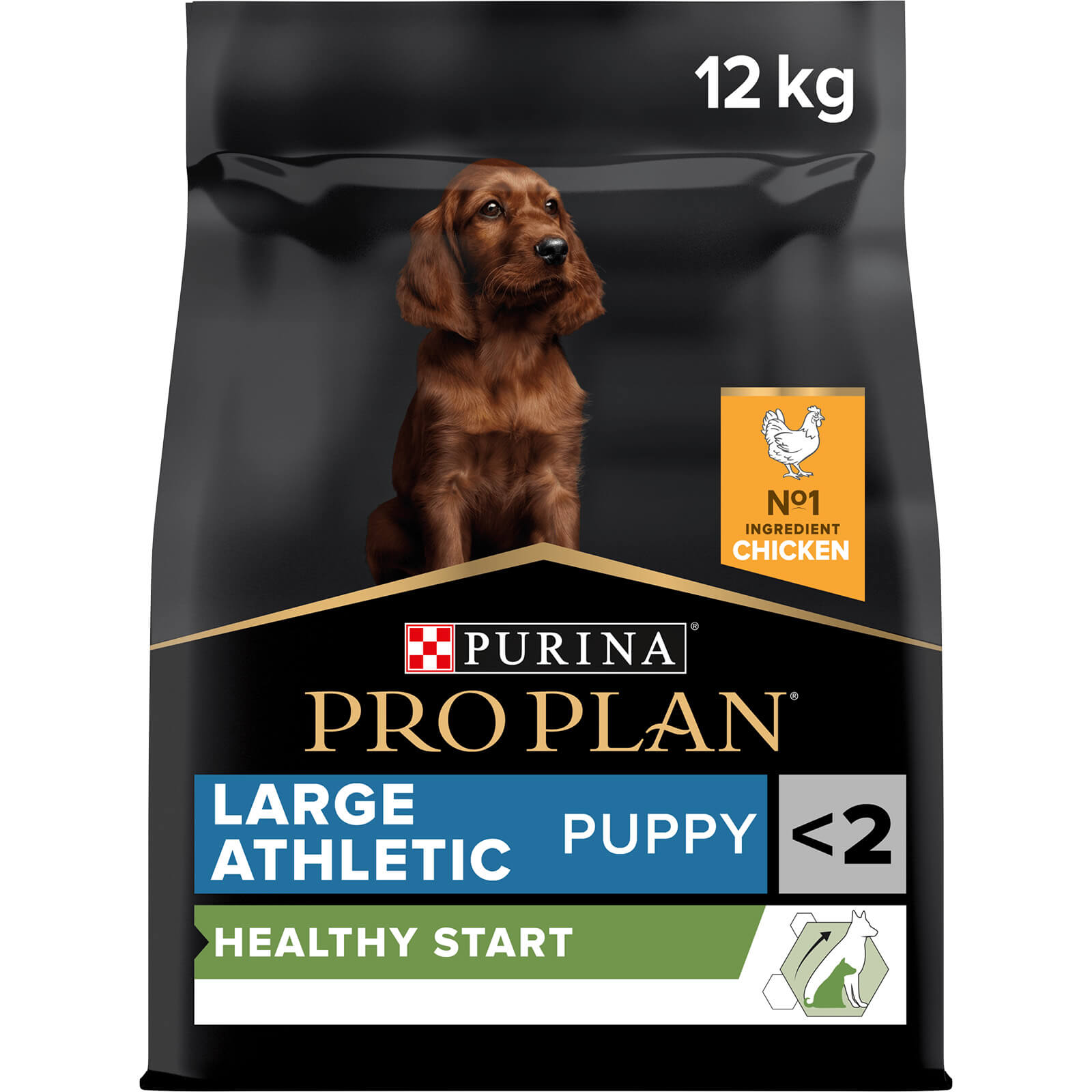 PRO PLAN Large Athletic PUPPY HEALTHY START, reich an Huhn 12kg