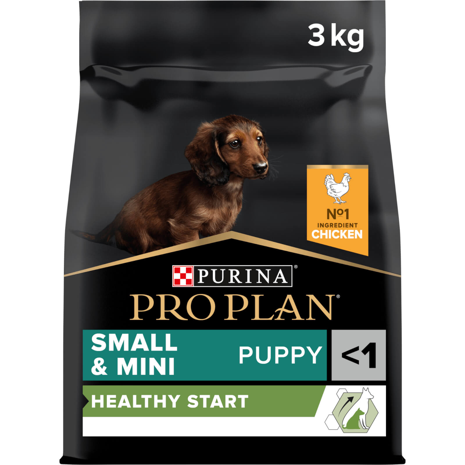 PRO PLAN SMALL & MINI PUPPY HEALTHY START, reich an Huhn 3kg