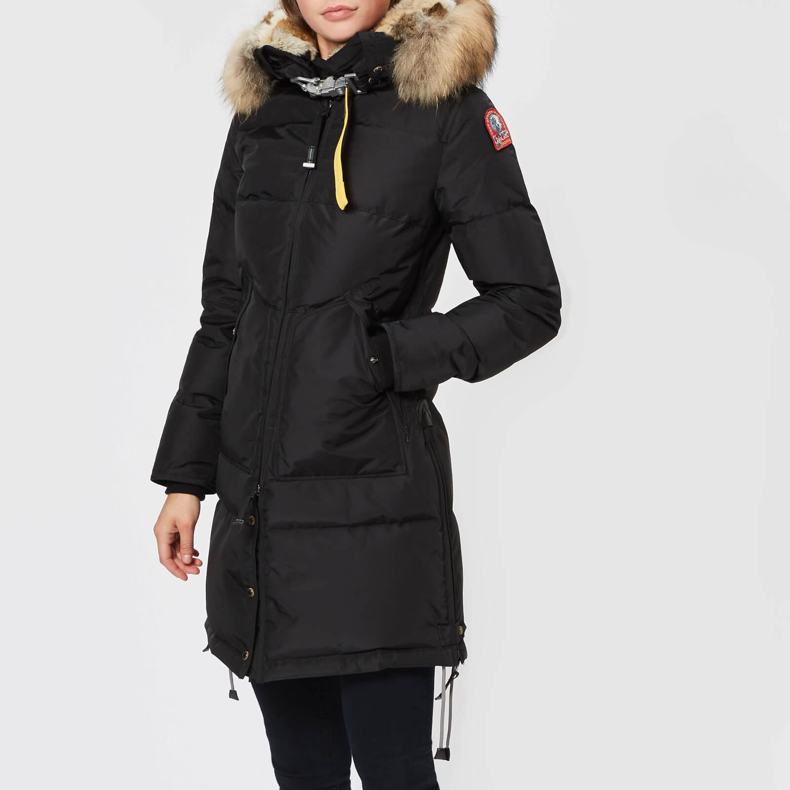 Parajumpers Women s Long Bear Coat Black Coggles