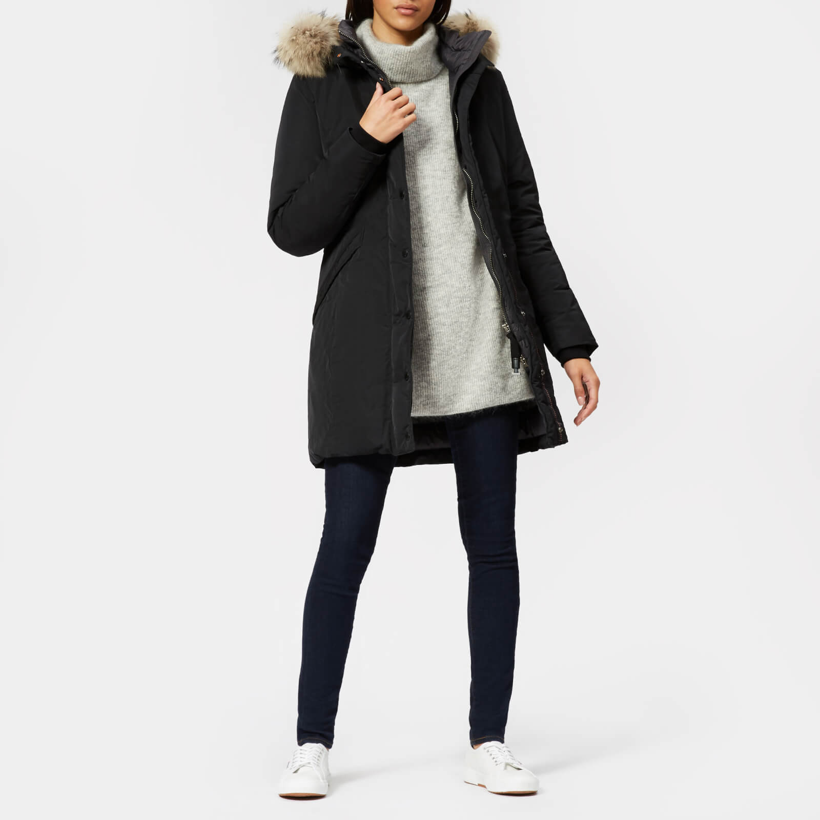 Parajumpers Women s Angie Coat Blue Black Coggles