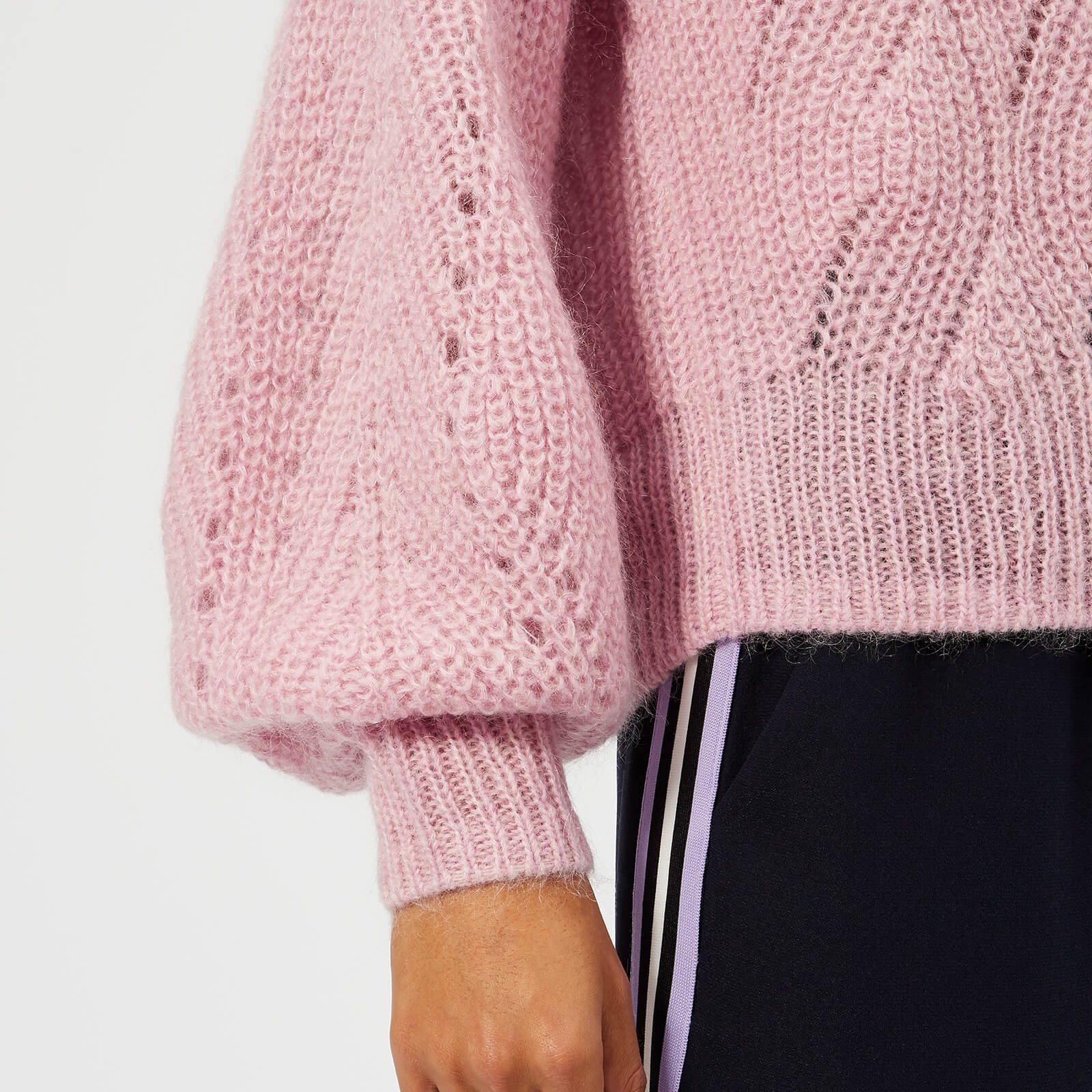 Whistles Women s Sophia Mohair Sweater Pale Pink Coggles