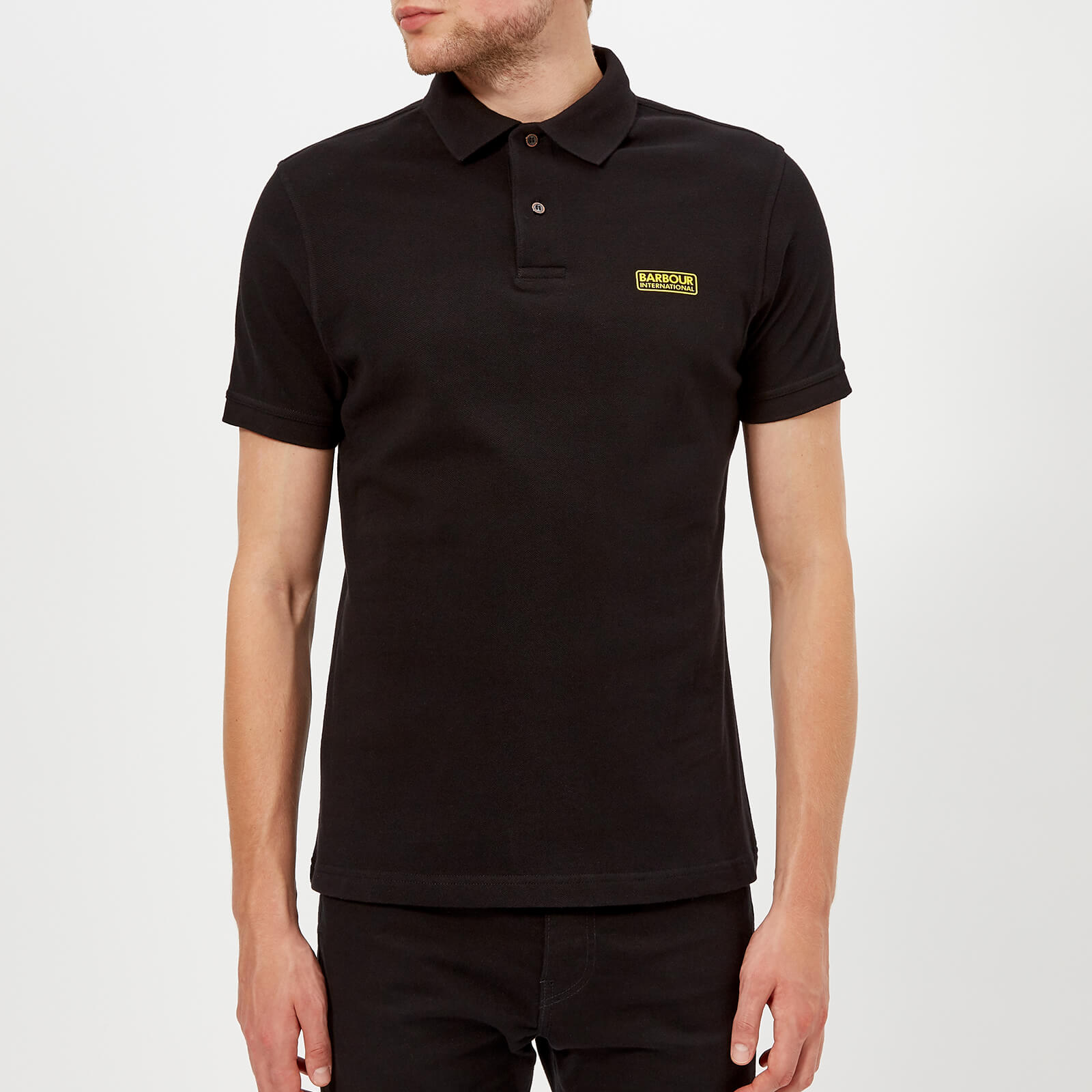 Barbour International Men s Essential Polo Shirt Black Coggles