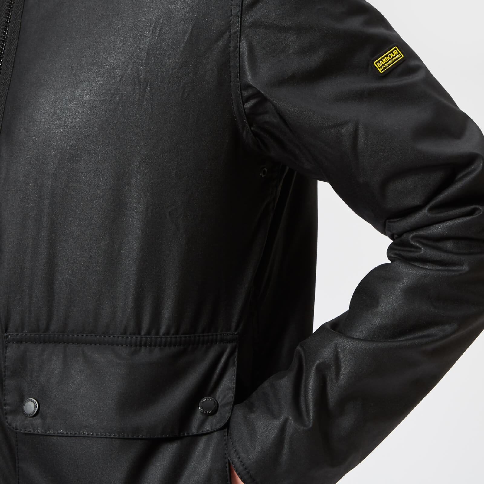 Barbour international shop injection wax jacket