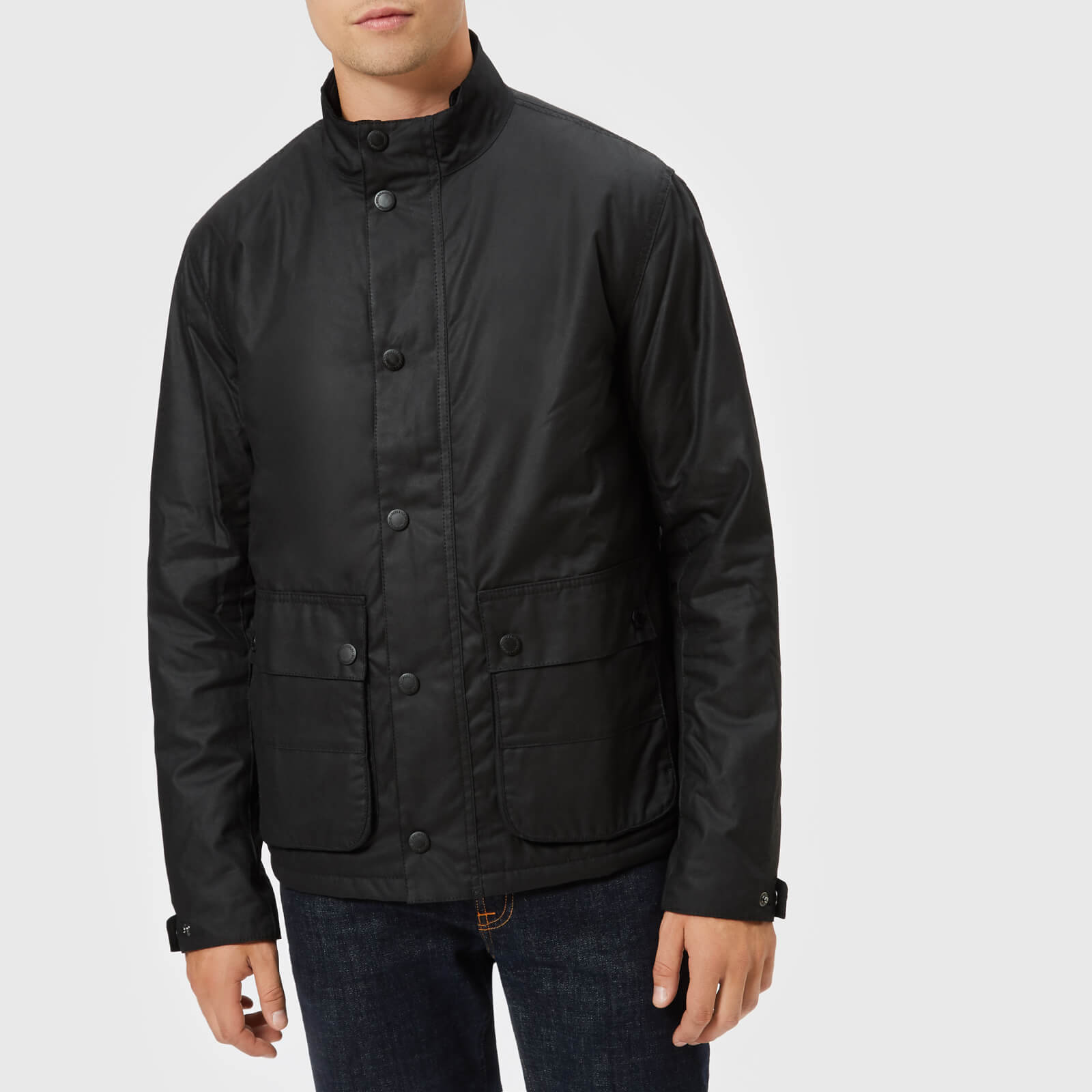 Barbour International Men s Armour Wax Jacket Black Coggles