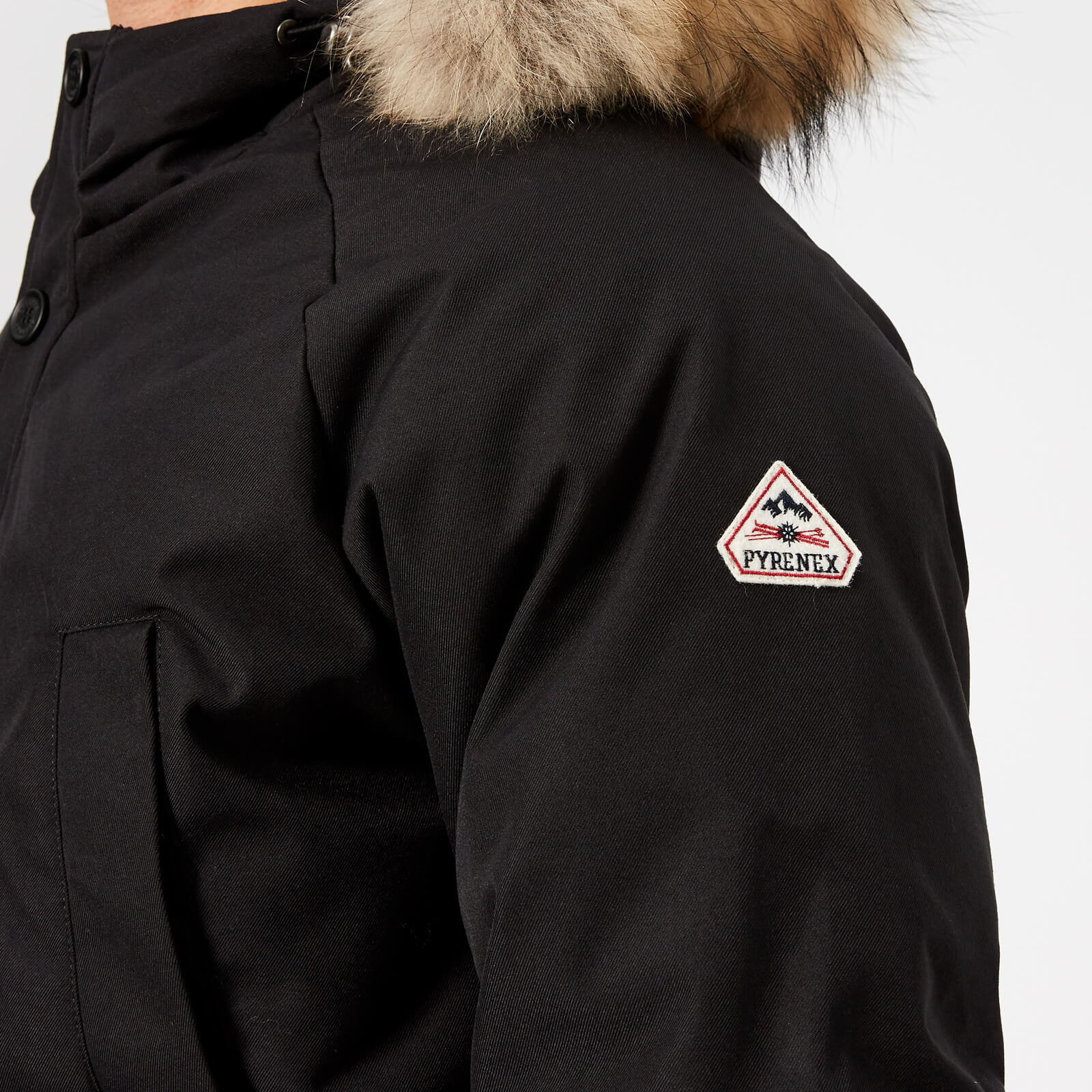 Pyrenex Men s Mistral Bomber Jacket Fur Black Coggles