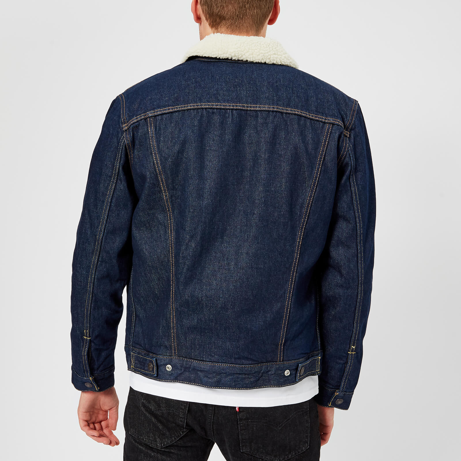 Levi s Men s Type 3 Sherpa Trucker Jacket Rockridge Coggles