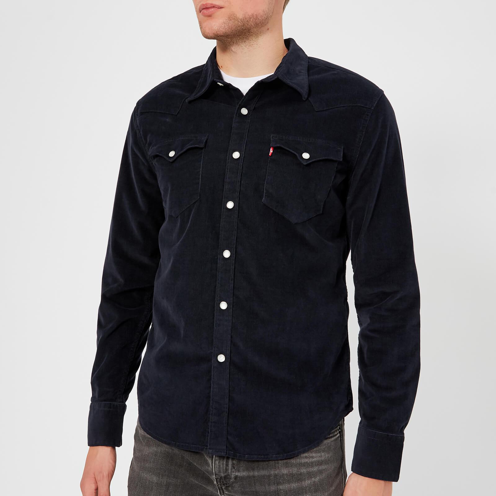 Levi s Men s Barstow Western Denim Shirt Sky Captain Coggles