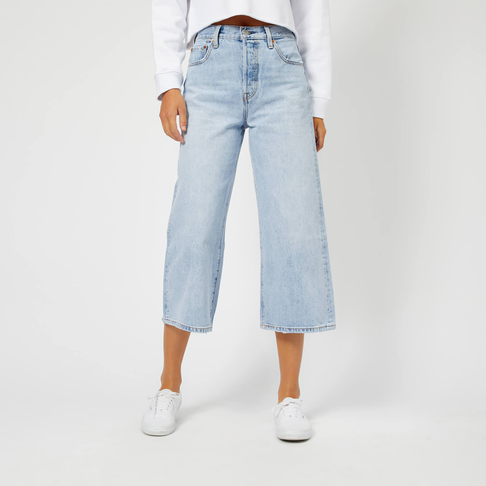 Levi's high water wide leg jeans 2025
