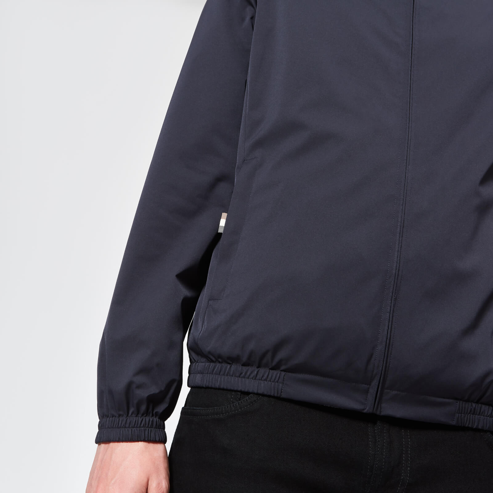 Aquascutum Men s Tyne Hooded Reversible Blouson Jacket Navy Coggles