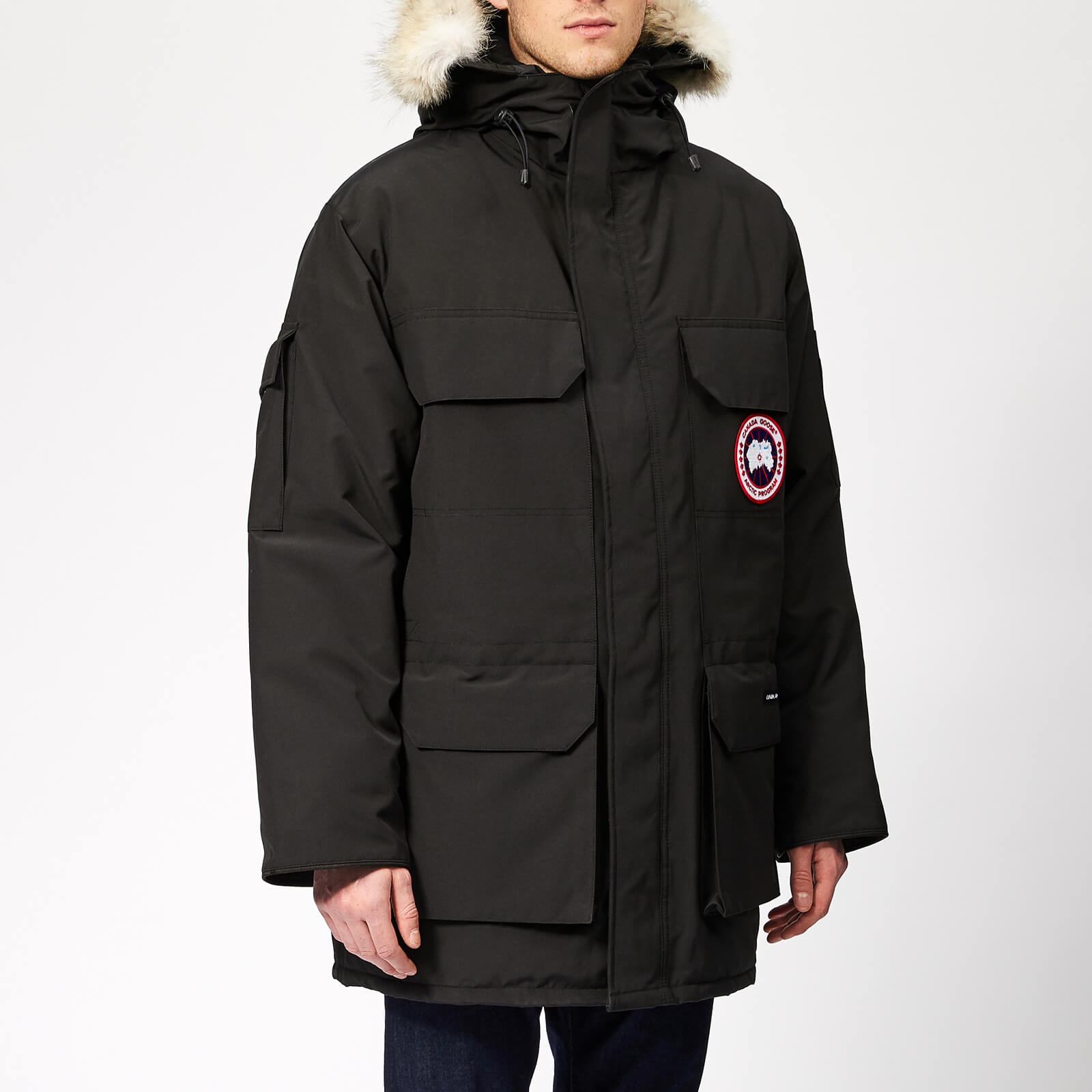 Black canada goose coat discount