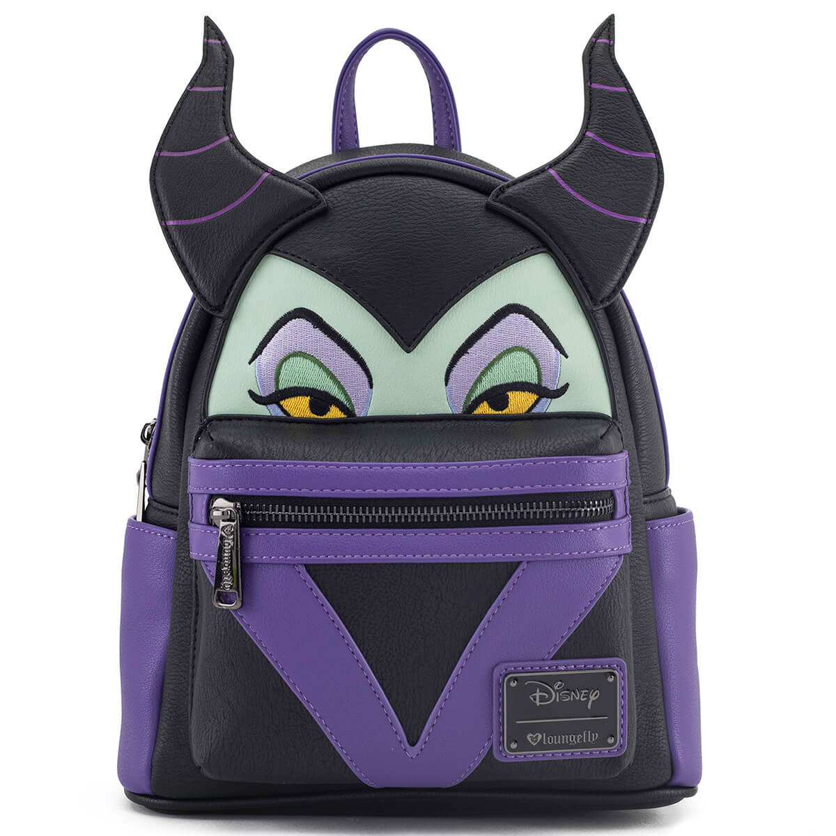Loungefly Disney Maleficent Face Mini Backpack