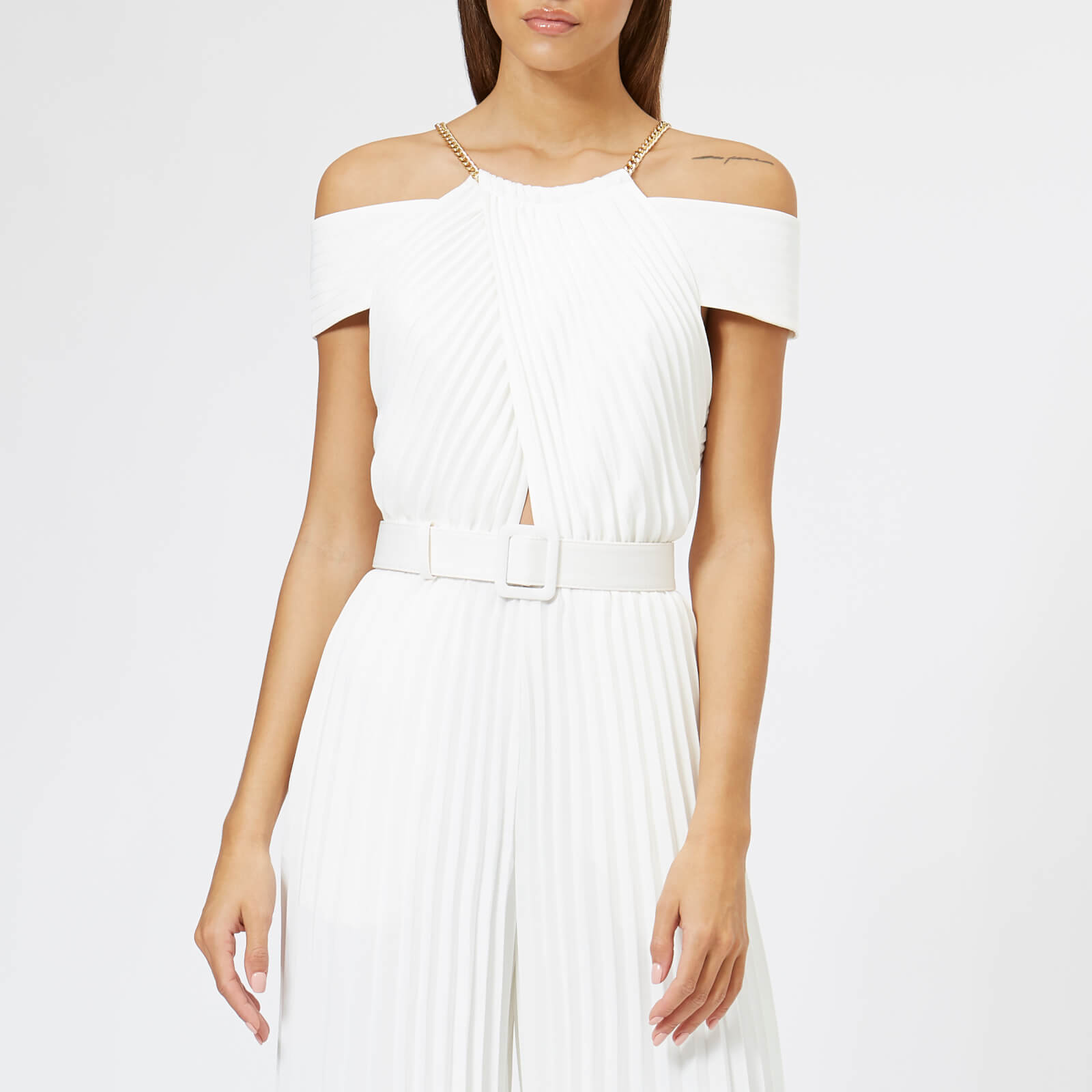 Self portrait discount pleated jumpsuit