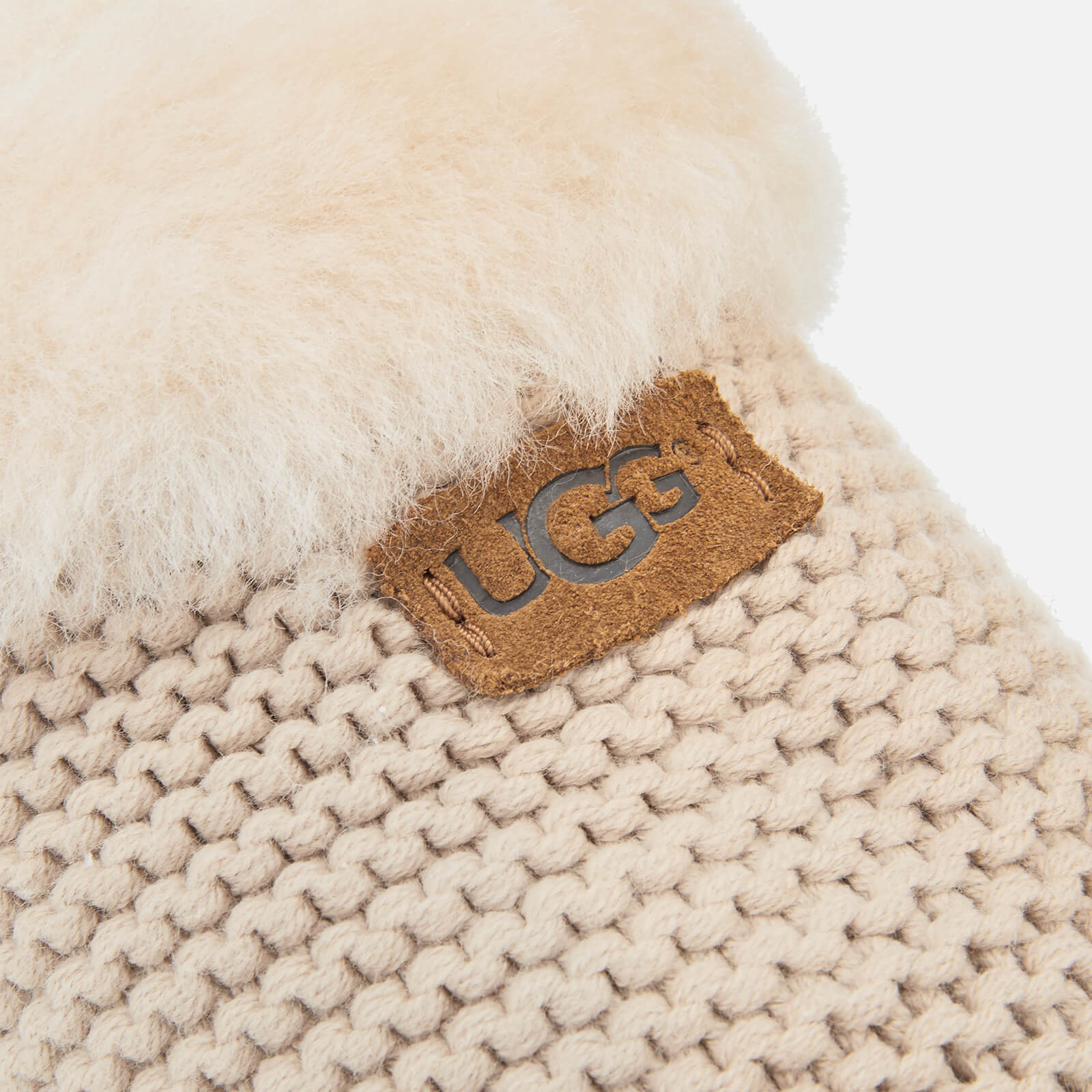 UGG Women s Cozy Knit Slippers Cream Allsole
