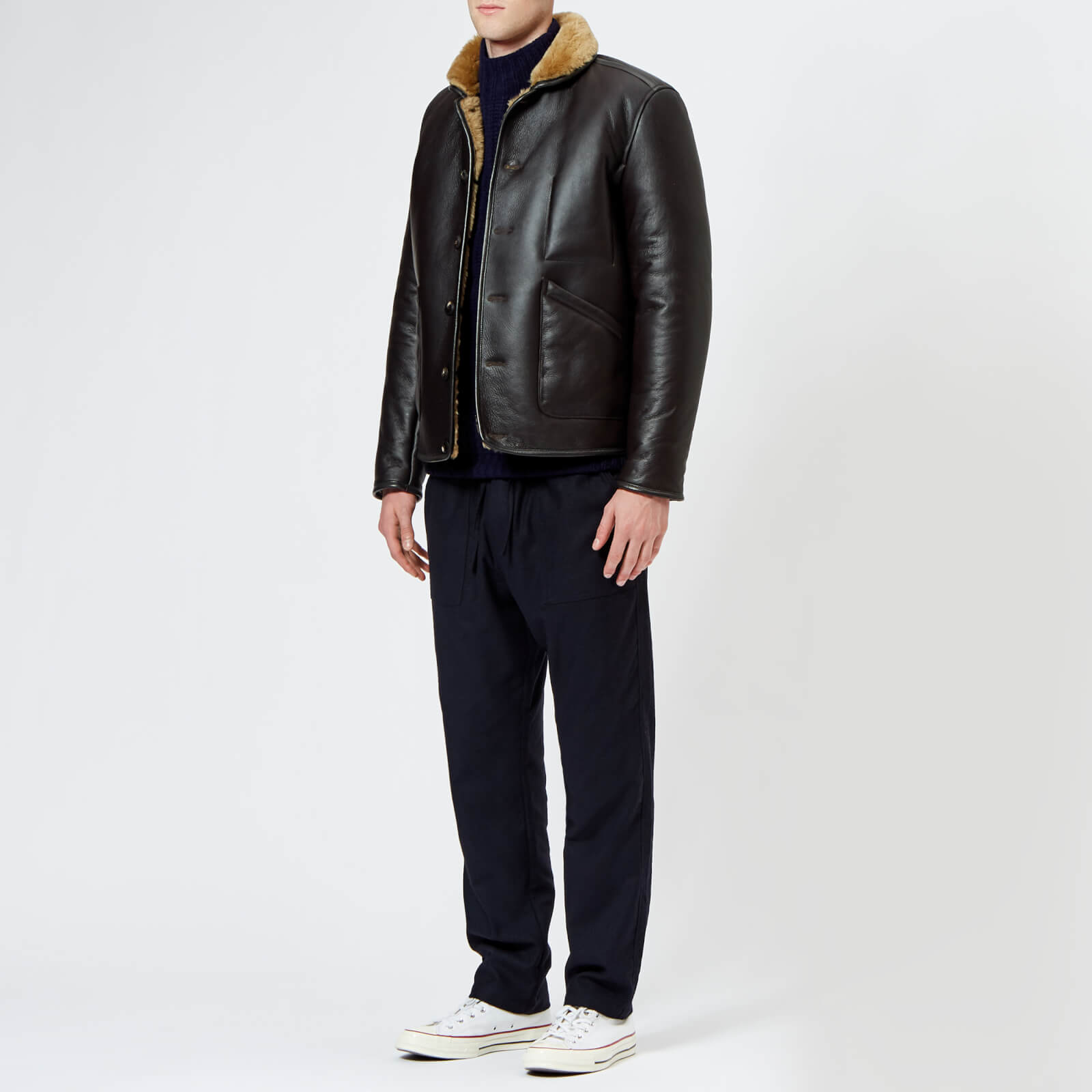 YMC Men s Brainticket Jacket Brown Coggles
