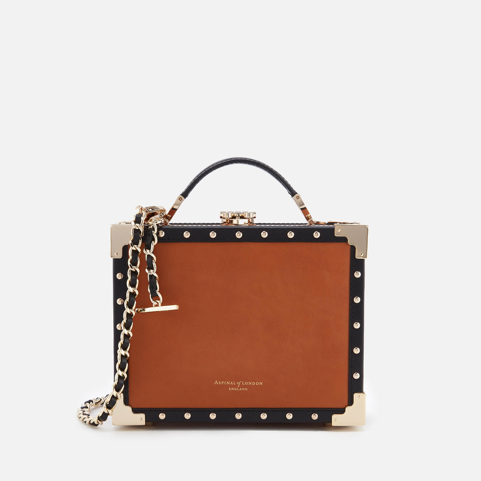 The Trunk in Evergreen Patent Croc | Aspinal of London