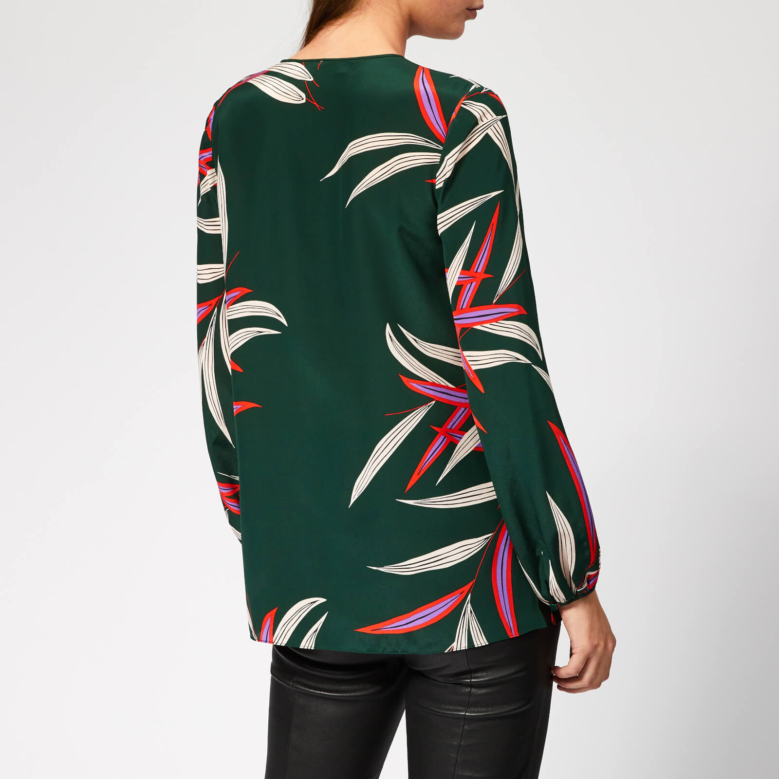 Diane von Furstenberg Women s Keyhole Blouse Quincy Hunter Coggles