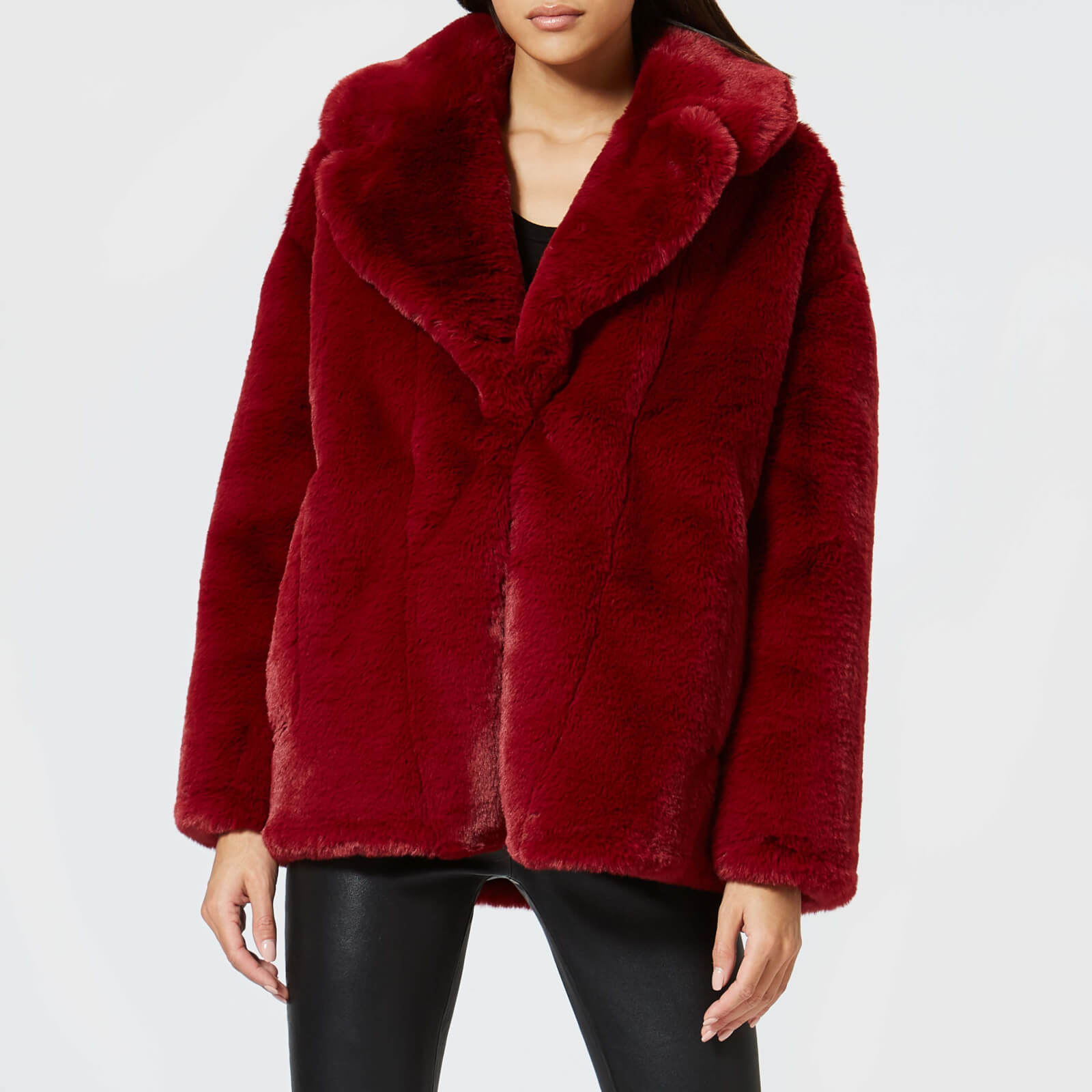 Diane von furstenberg fur coat sales