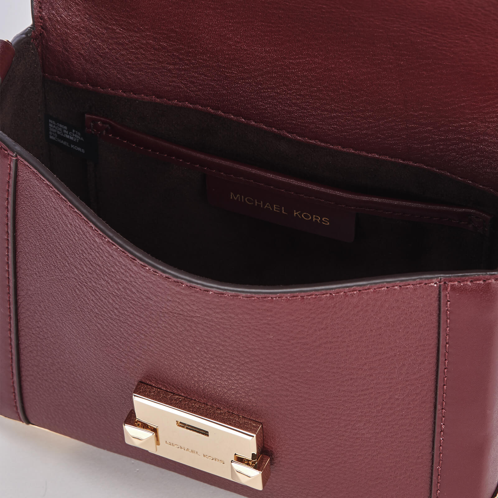 MICHAEL MICHAEL KORS Women s Jayne Small Trunk Bag Oxblood Coggles