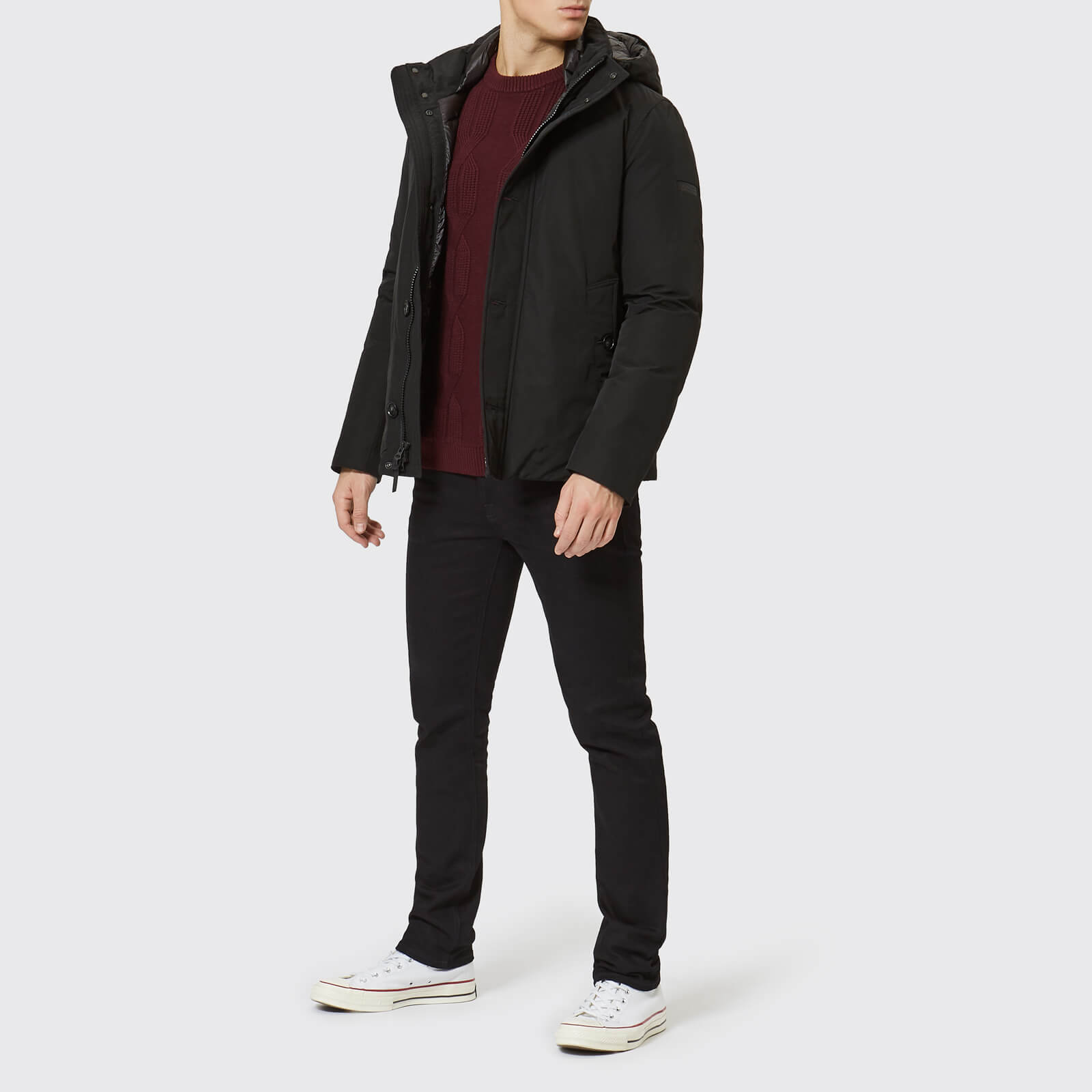 Woolrich Men s South Bay Jacket Black Coggles