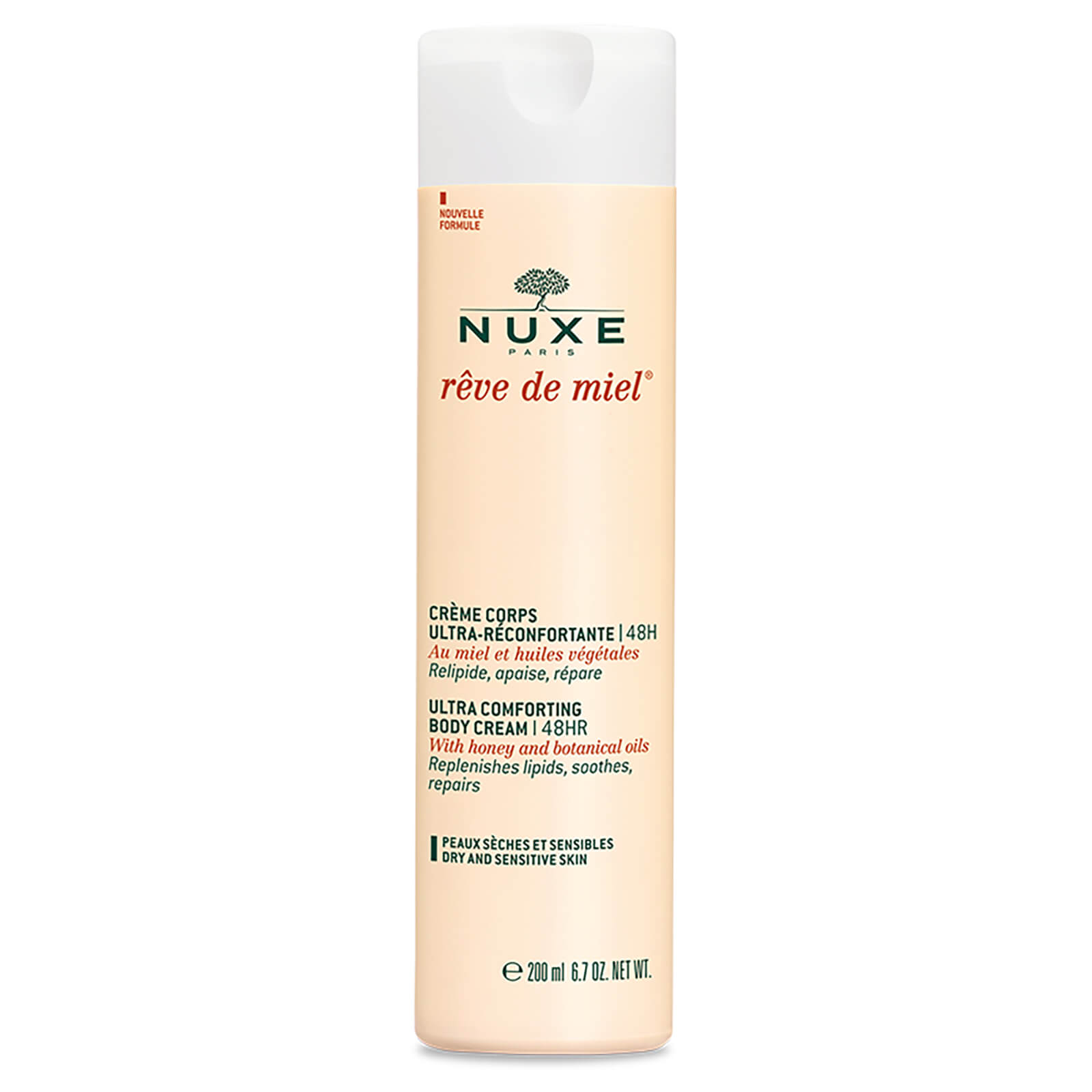 Crema corporal Reve de Miel Ultra Comforting de NUXE 200 ml